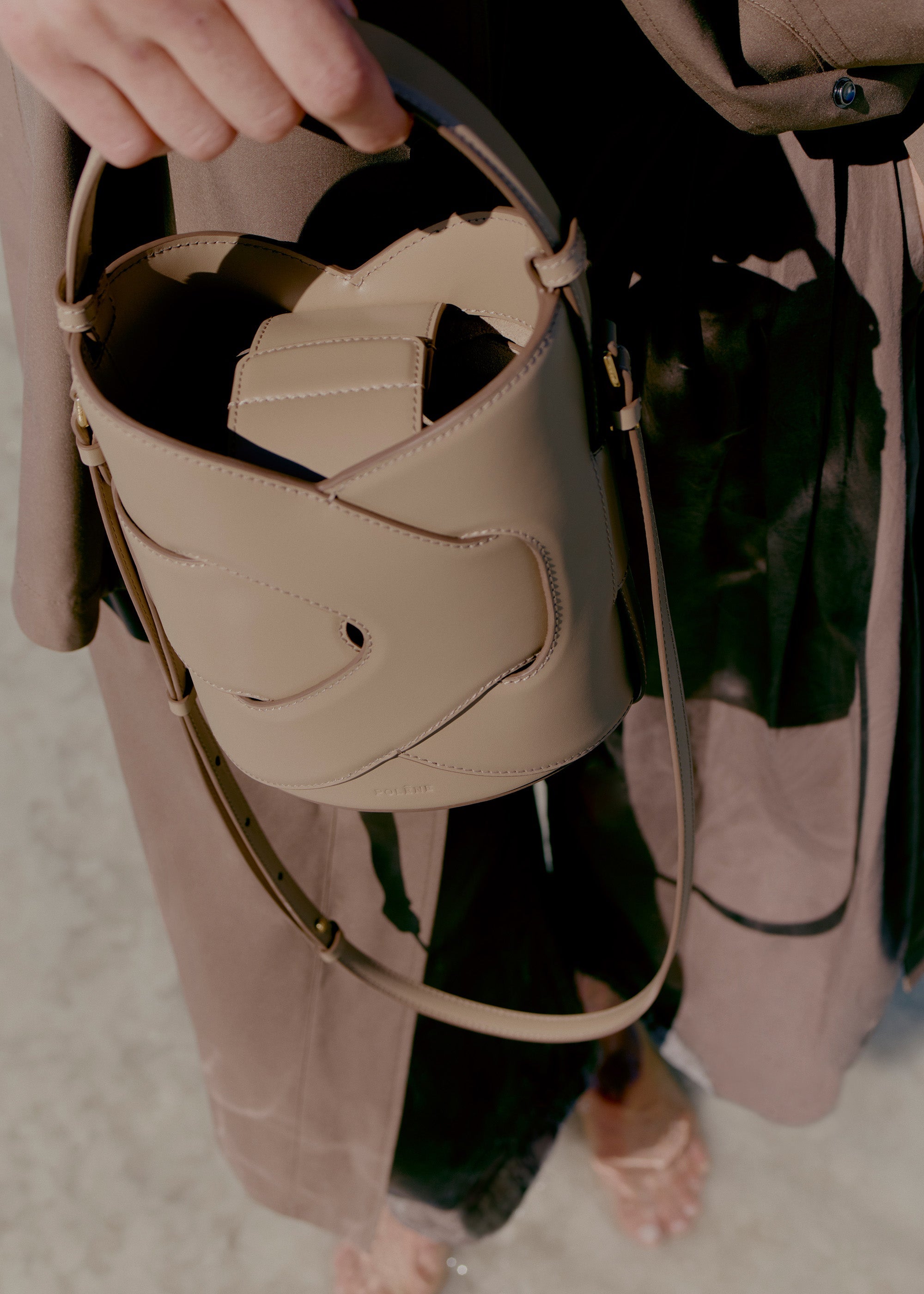 Polene Nodde Seau Taupe