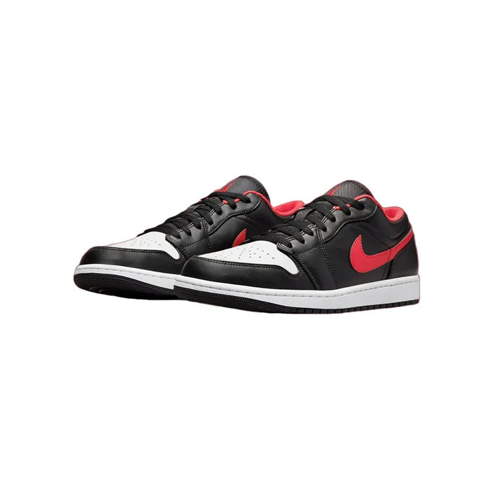 Air Jordan 1 Low "Black Fire Red White / White Toe"