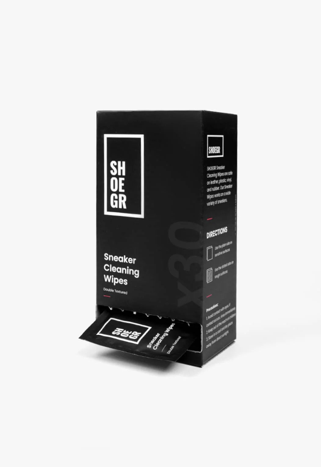 Shoegr - Sneaker cleaning wipes- pack of 30