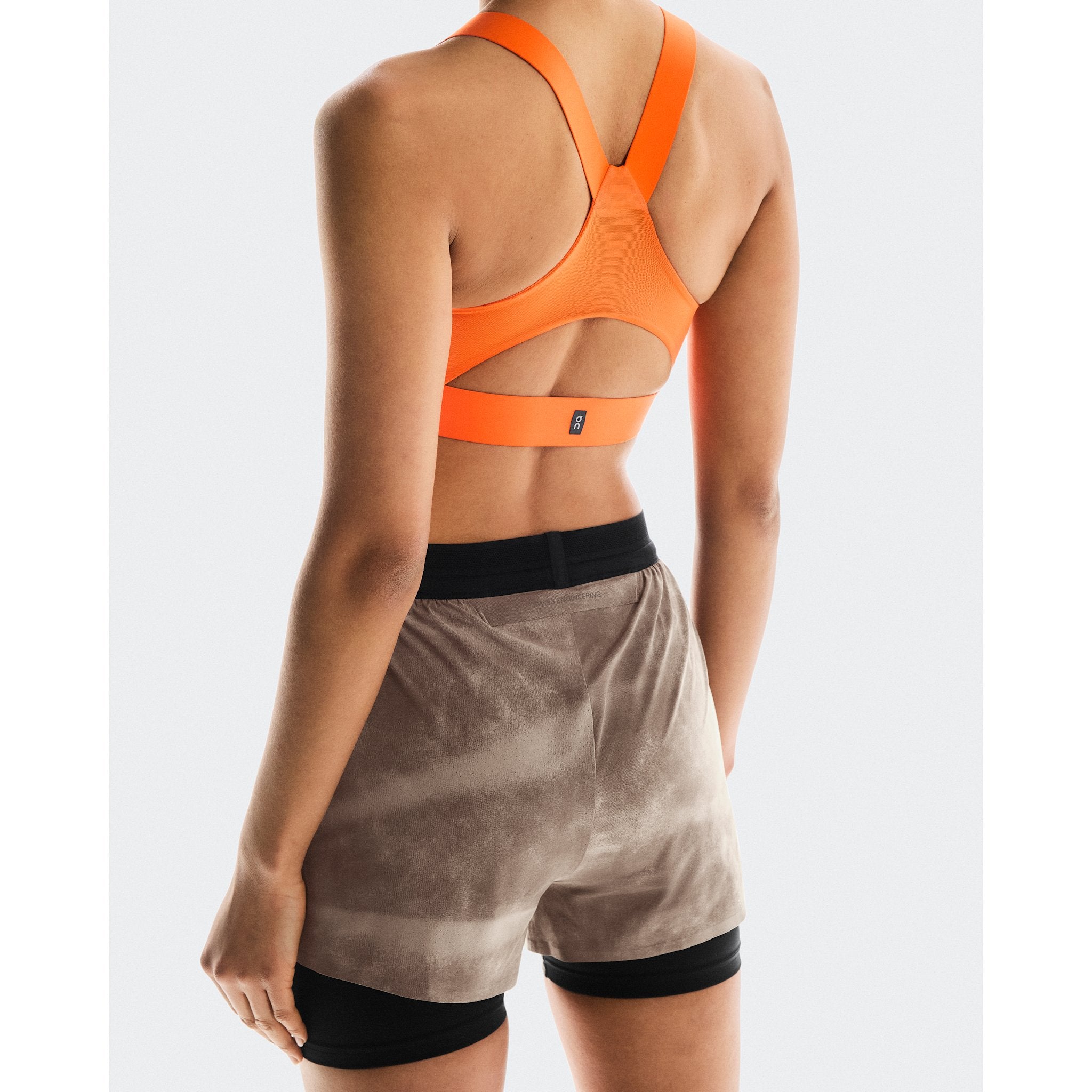 On 3" Performance Shorts AOP Cinder | Black
