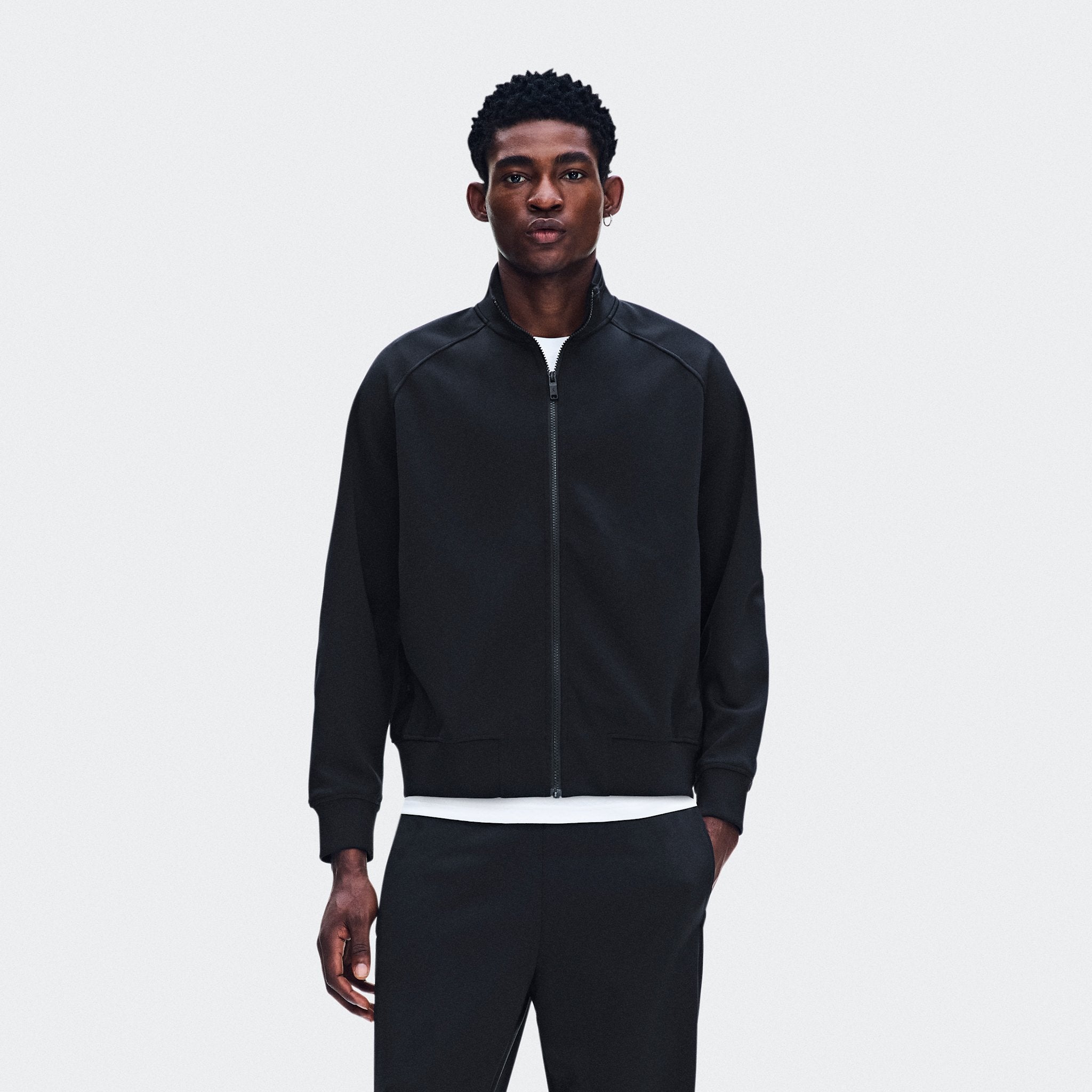 On Courtside Full-Zip Black