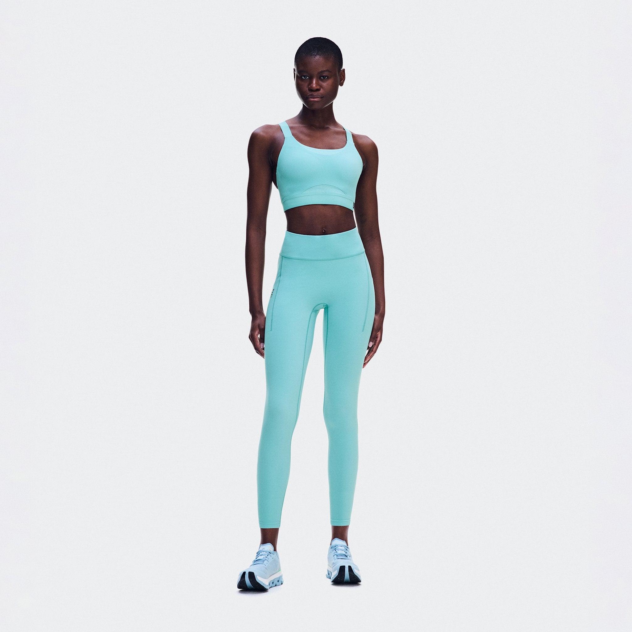 On Performance Tights 7/8 Aquamarine