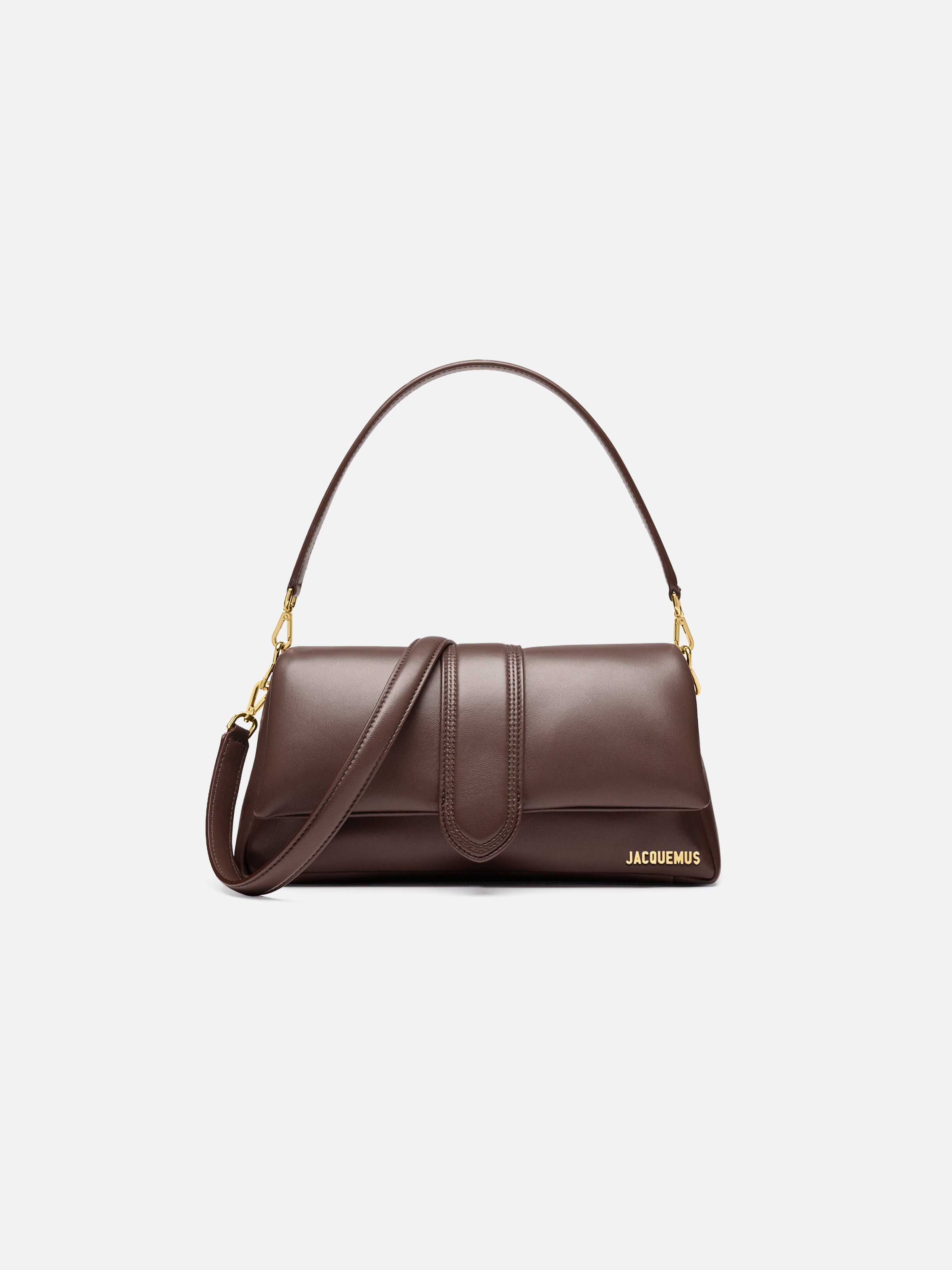 Jacquemus The Bambimou Soft Padded Leather Bag Medium Brown