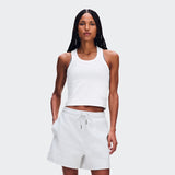 On All-Day Ribbed Tank White