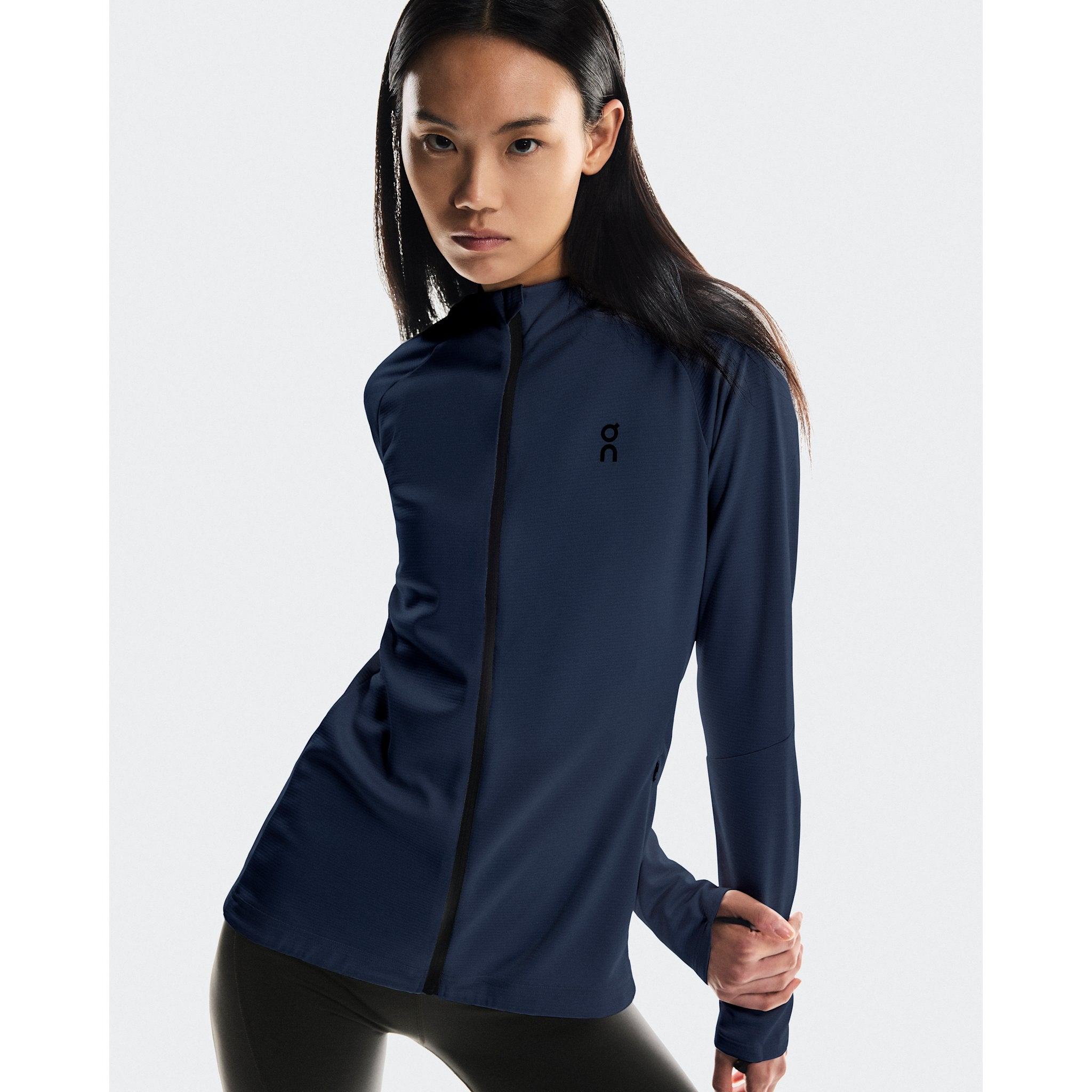 On Climate Zip Hoodie Navy