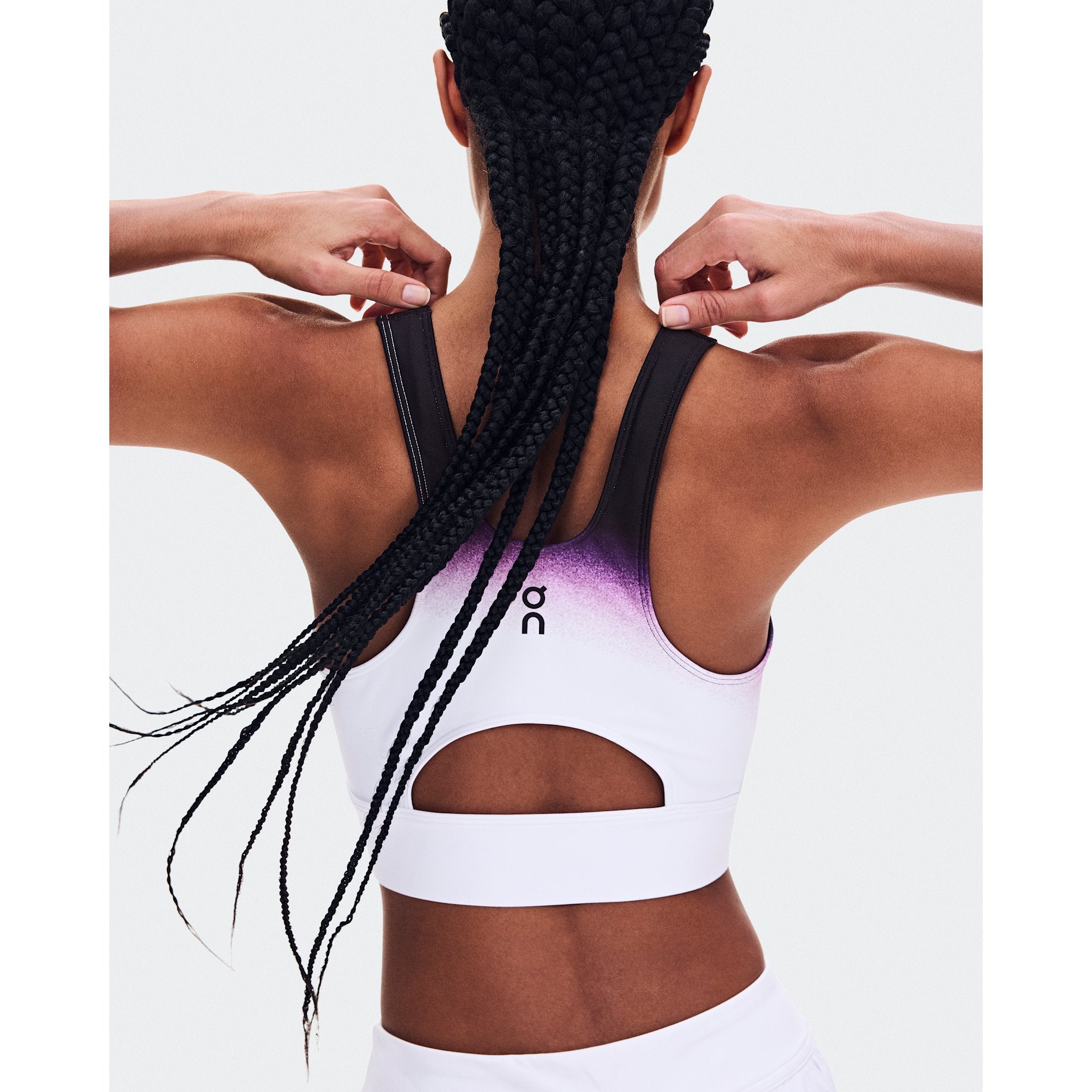 On Court Crop Top Swing White | Cassis