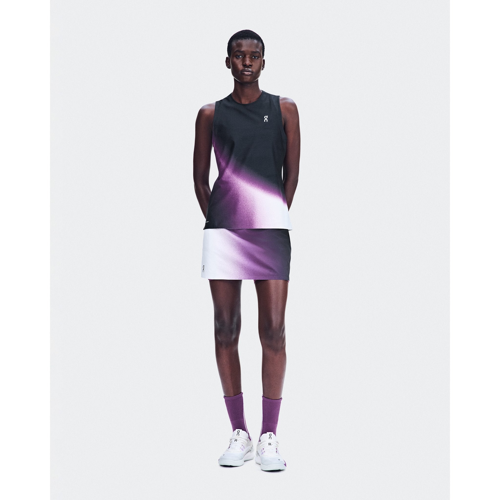 On Court Skirt Split Swing White | Cassis