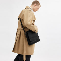 Coach Houston Map Bag Gunmetal Black