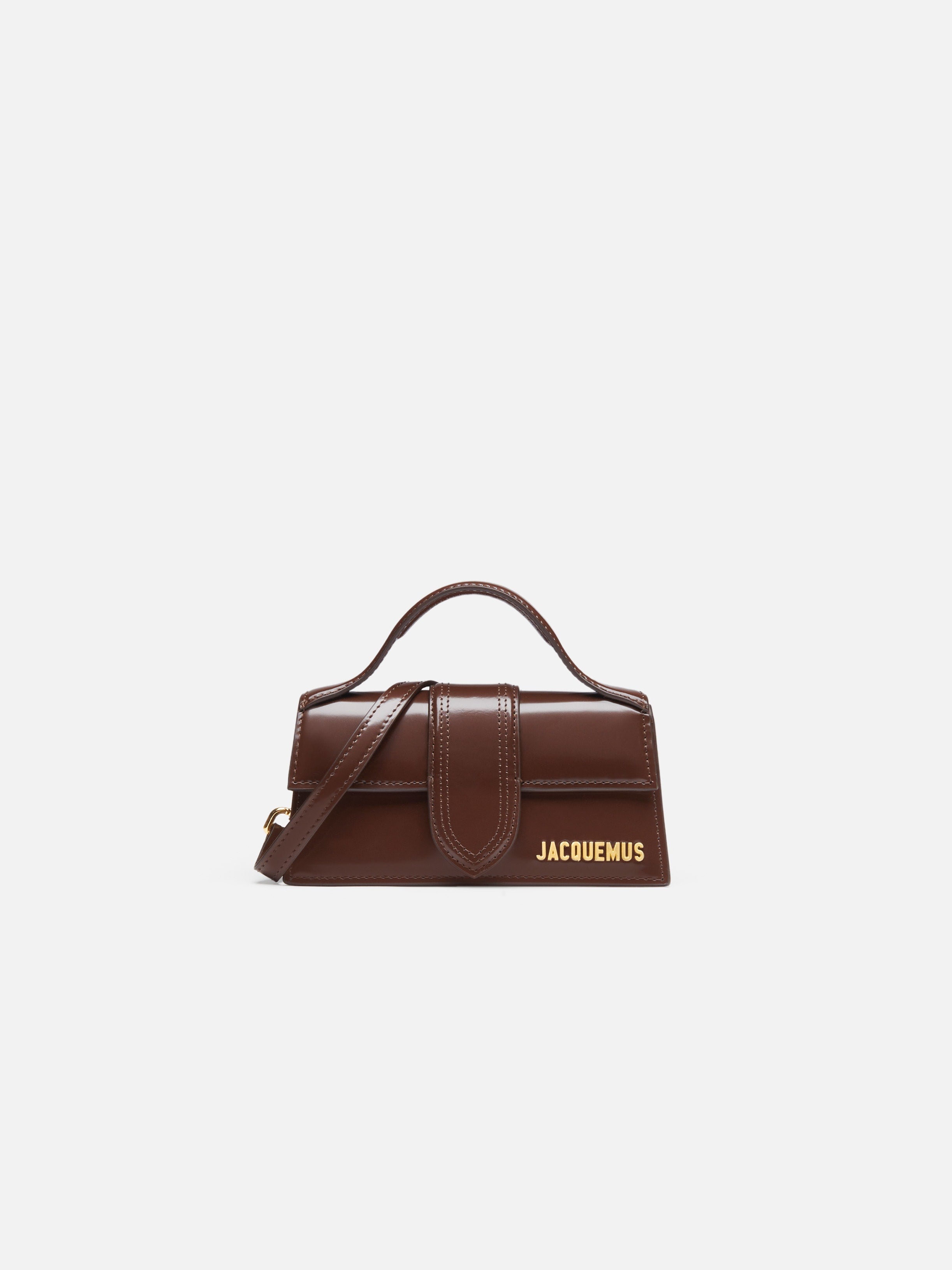 Jacquemus The Bambino Small Flap Bag Midnight Brown