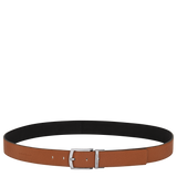 Longchamp Le Foulonné Men's belt Caramel/Black