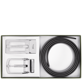 Longchamp Delta Box Men's belt Black/Navy