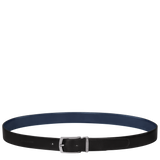 Longchamp Delta Box Men's belt Black/Navy