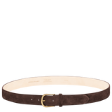 Longchamp French Charm Men's belt Mocha