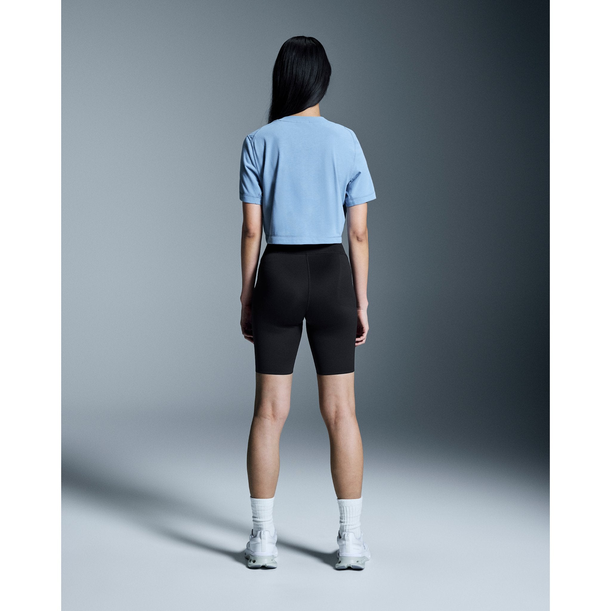 On Train-T Crop Chambray