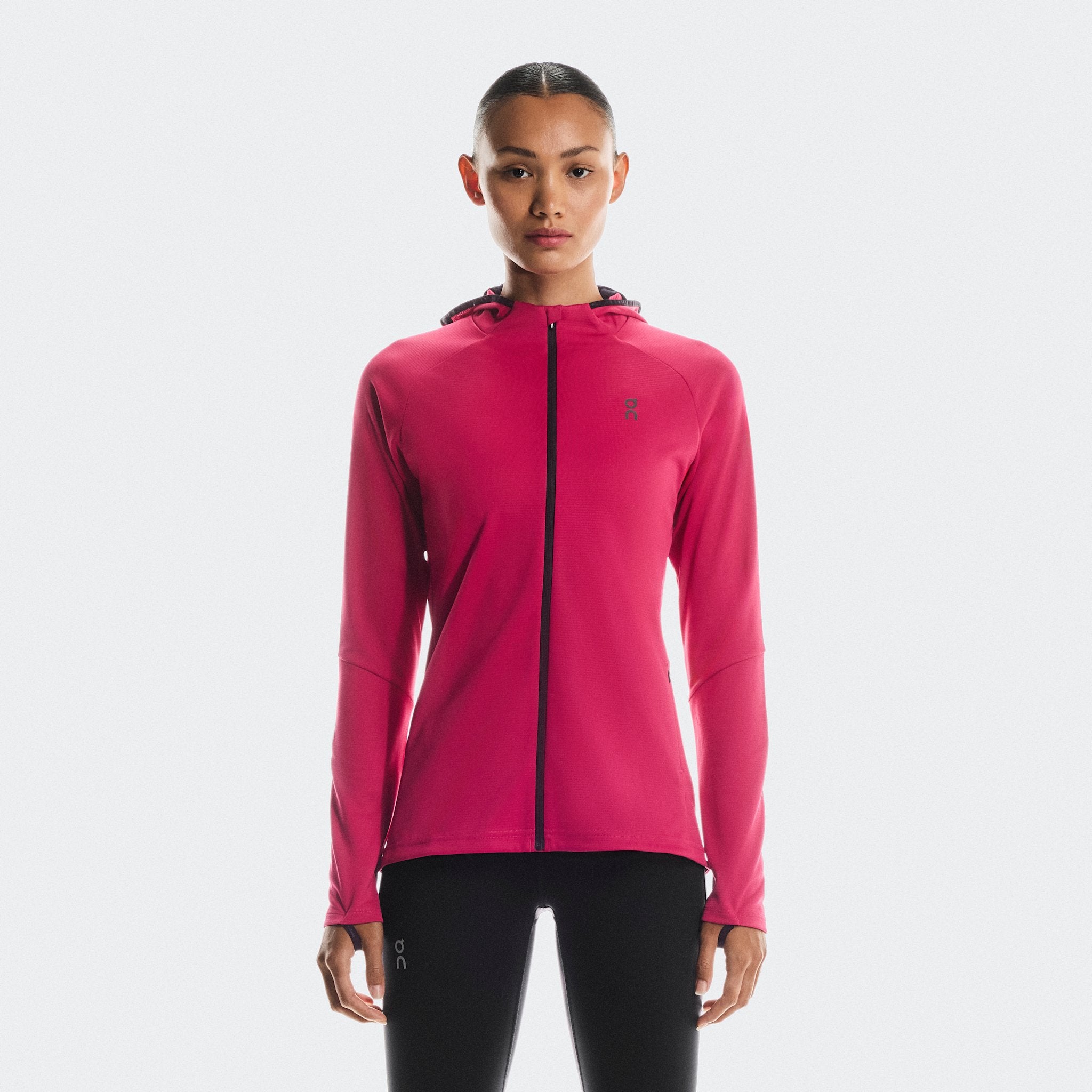 On Climate Zip Hoodie Grenadine