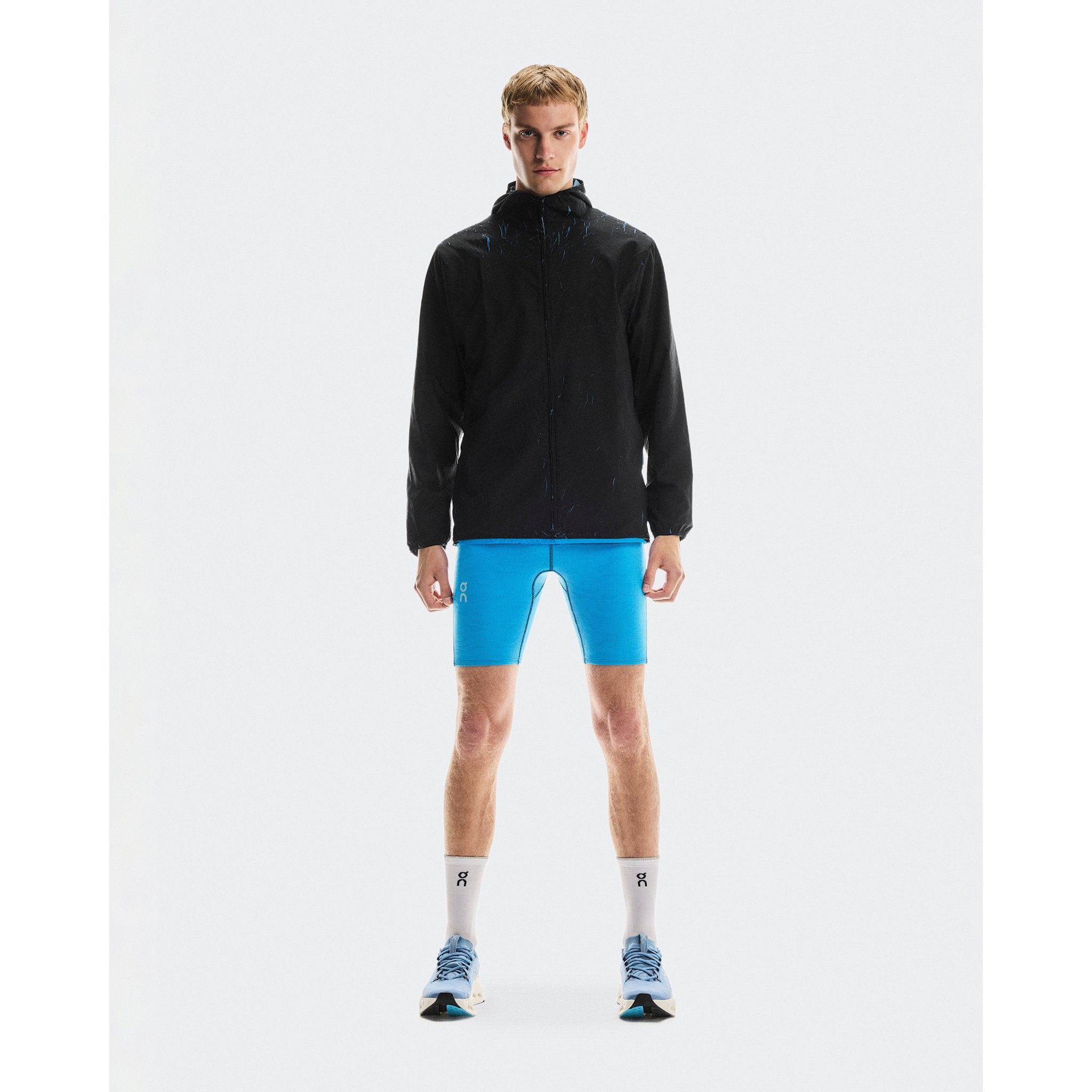 On Pace Run Jacket Malibu | Black