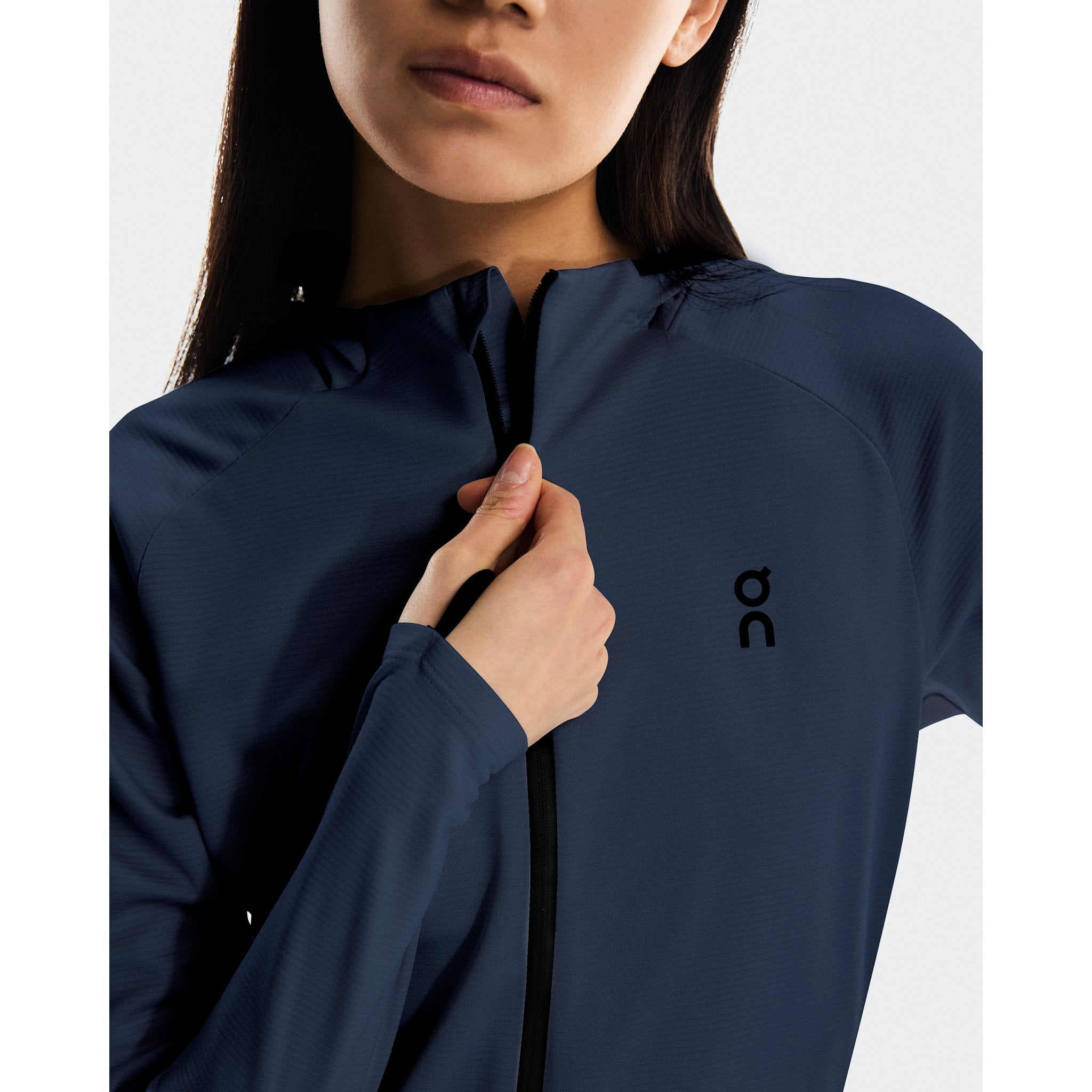 On Climate Zip Hoodie Navy