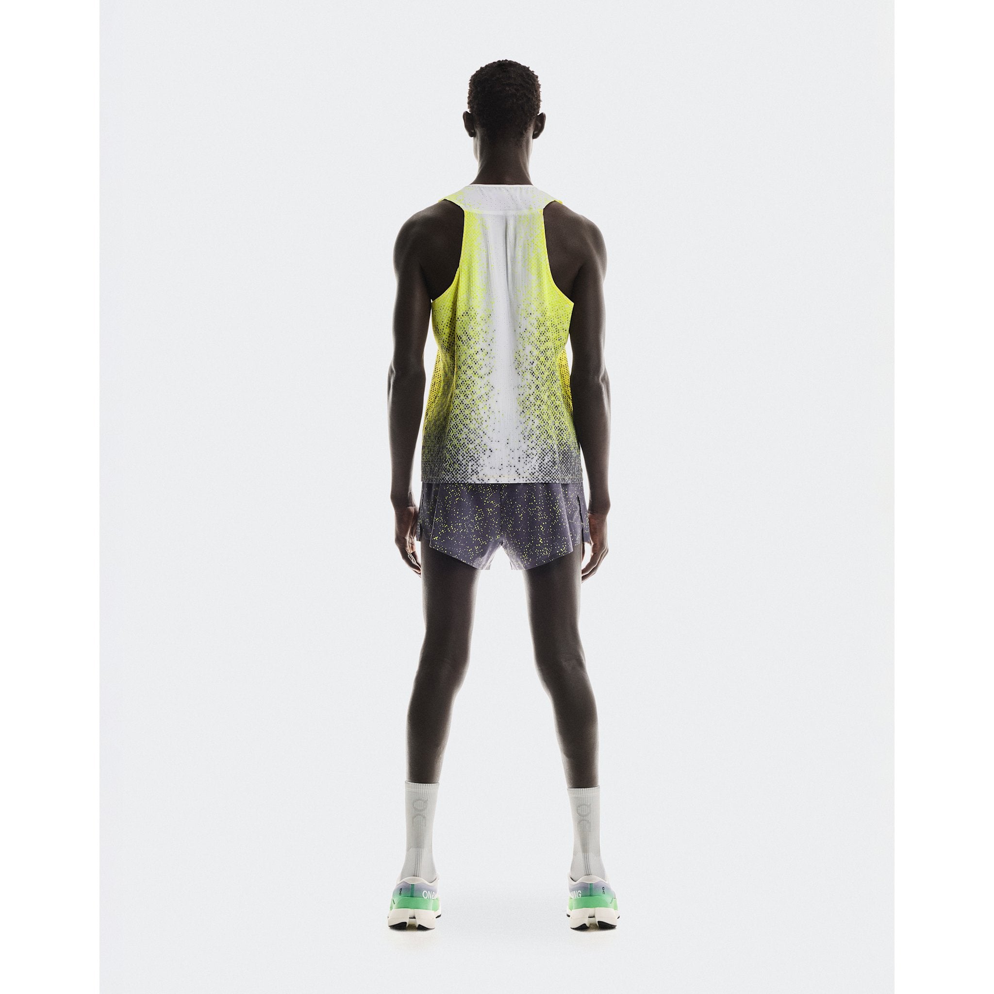 On Race Singlet Lime