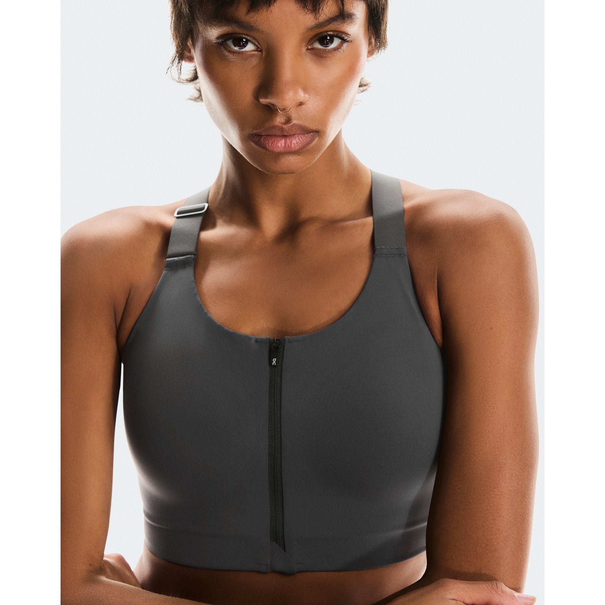 On Endurance Bra Zip Eclipse