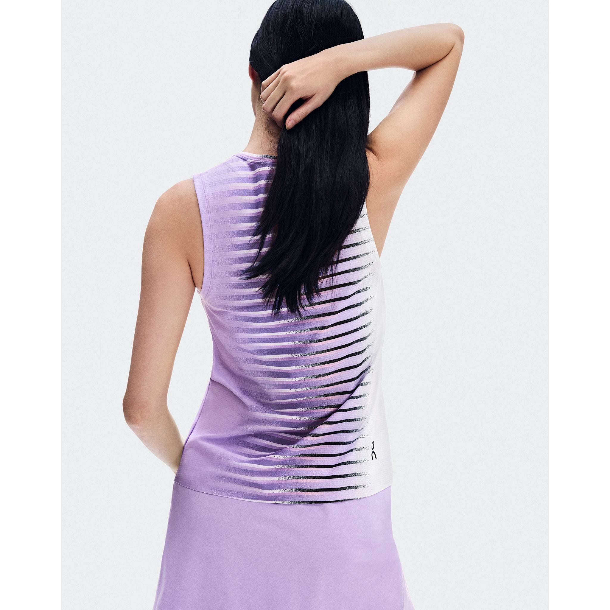 On Court Tank Edge Bloom | White