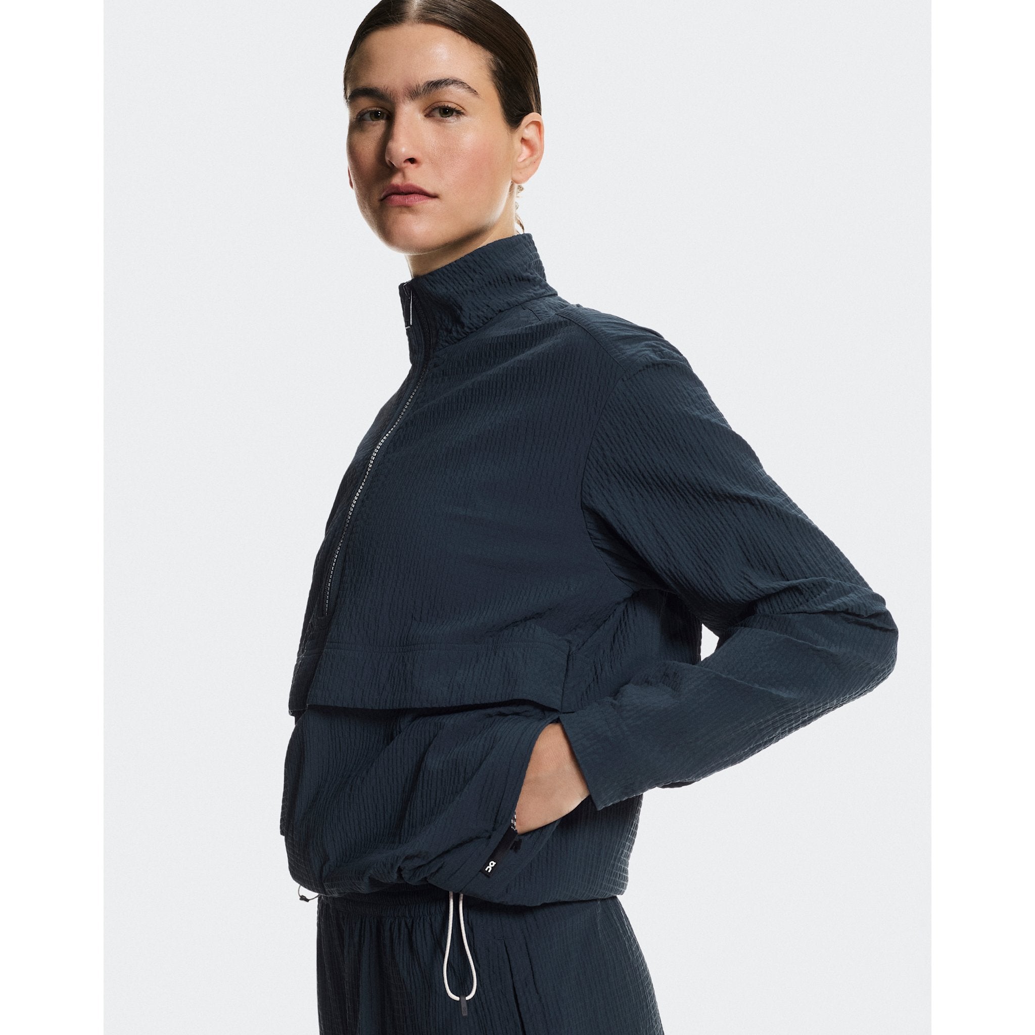 On Courtside 1/2 Zip Eaze Midnight
