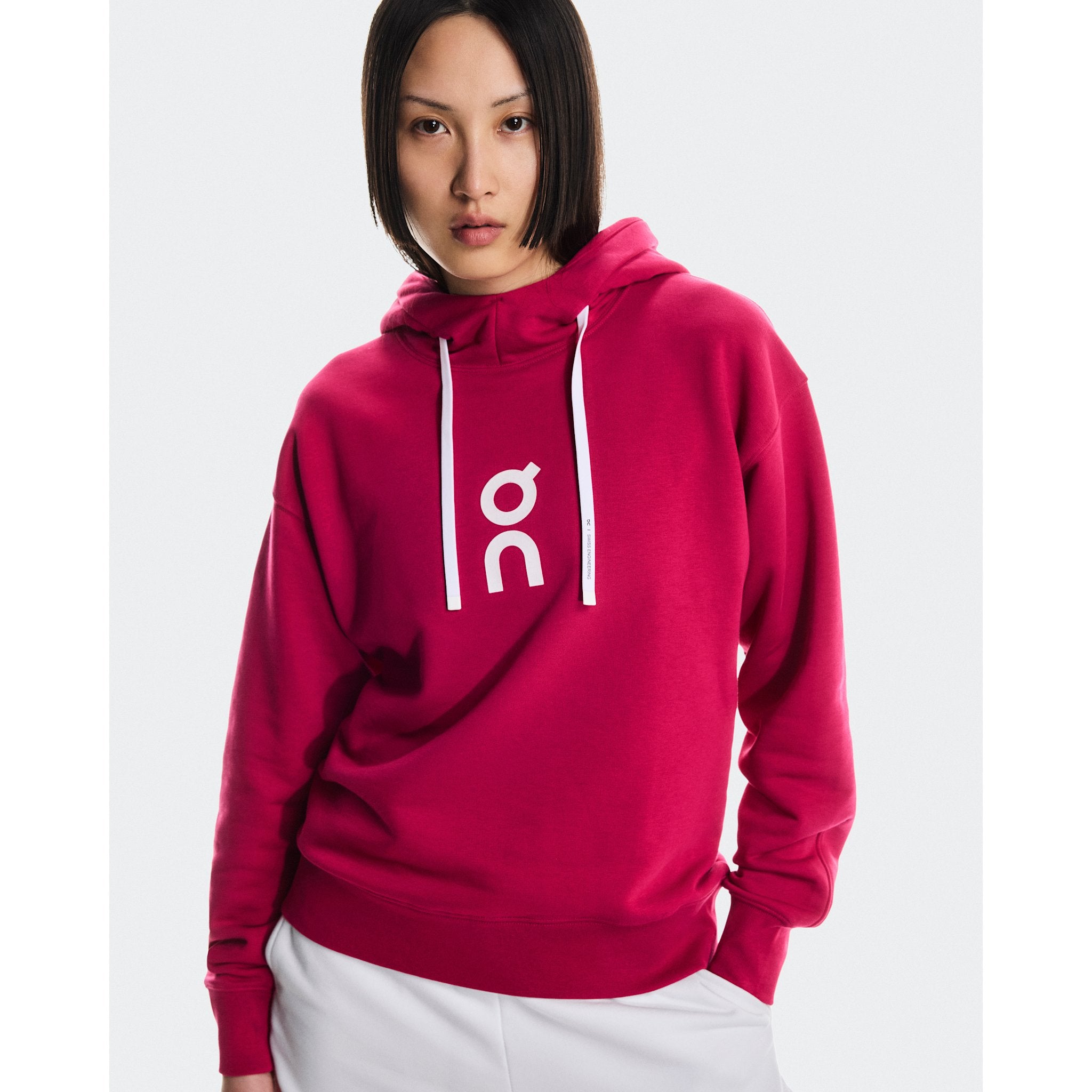 On Club Hoodie Grenadine