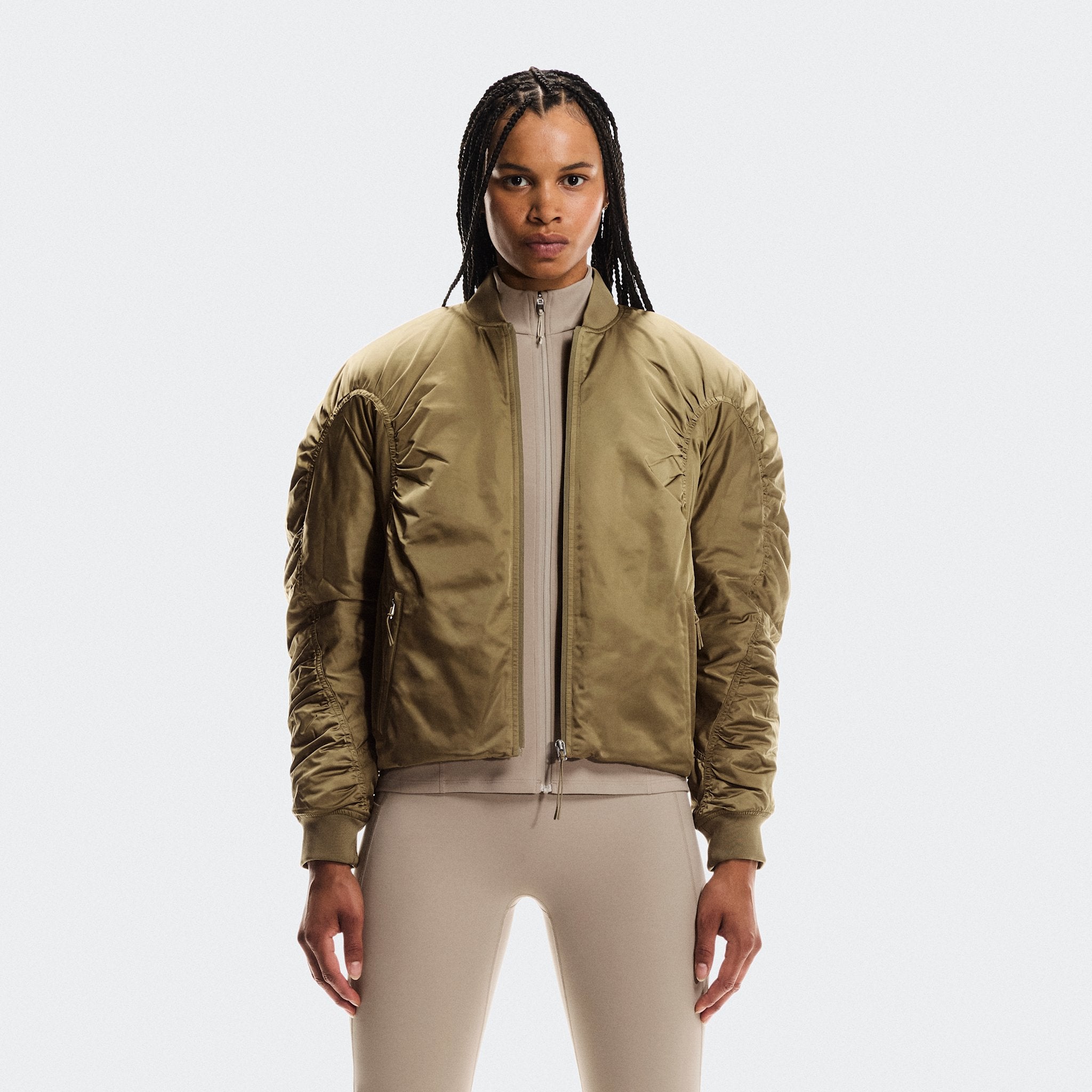 On Bomber Jacket Nutmeg