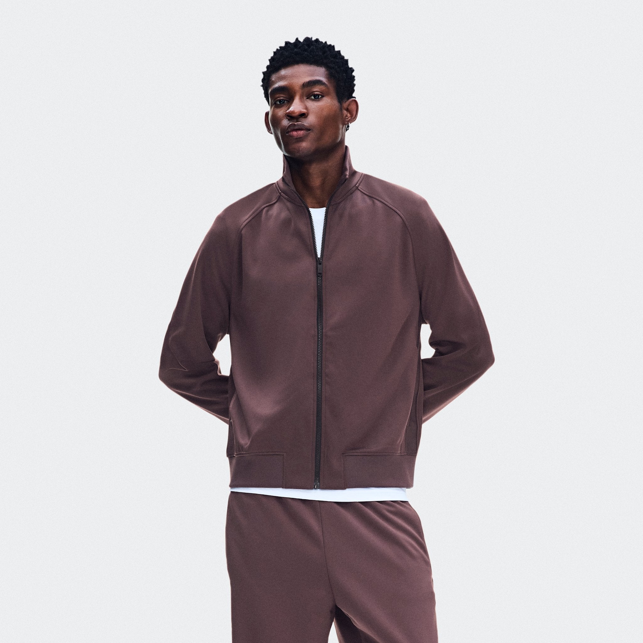 On Courtside Full-Zip Black