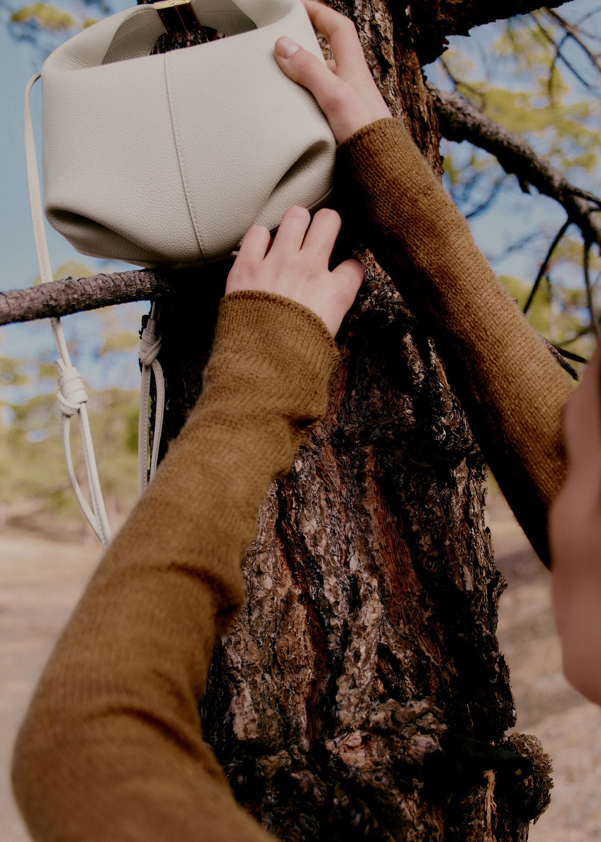 Polene Beri Textured Chalk