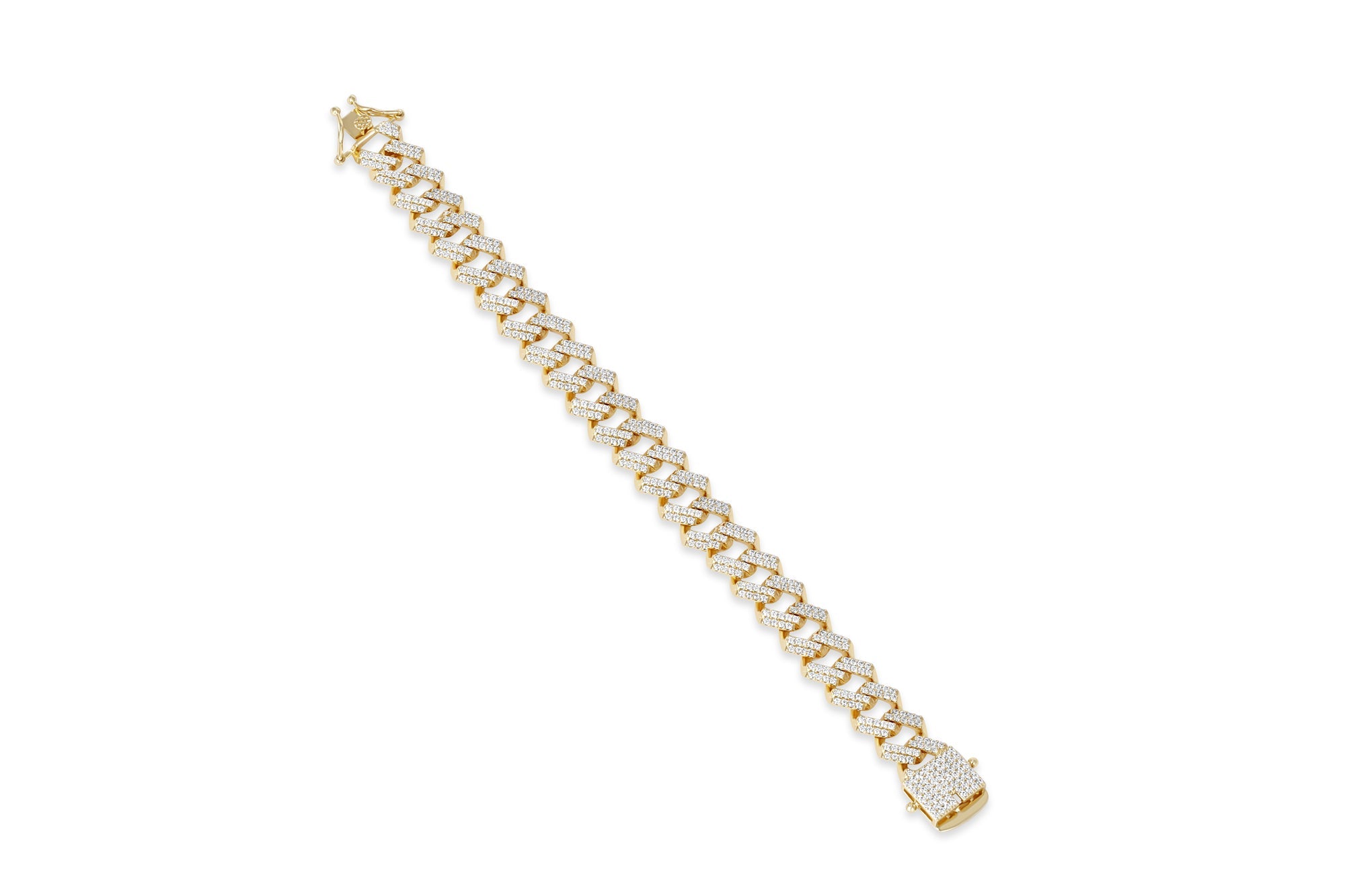 PRONG CUBAN LINK BRACELET