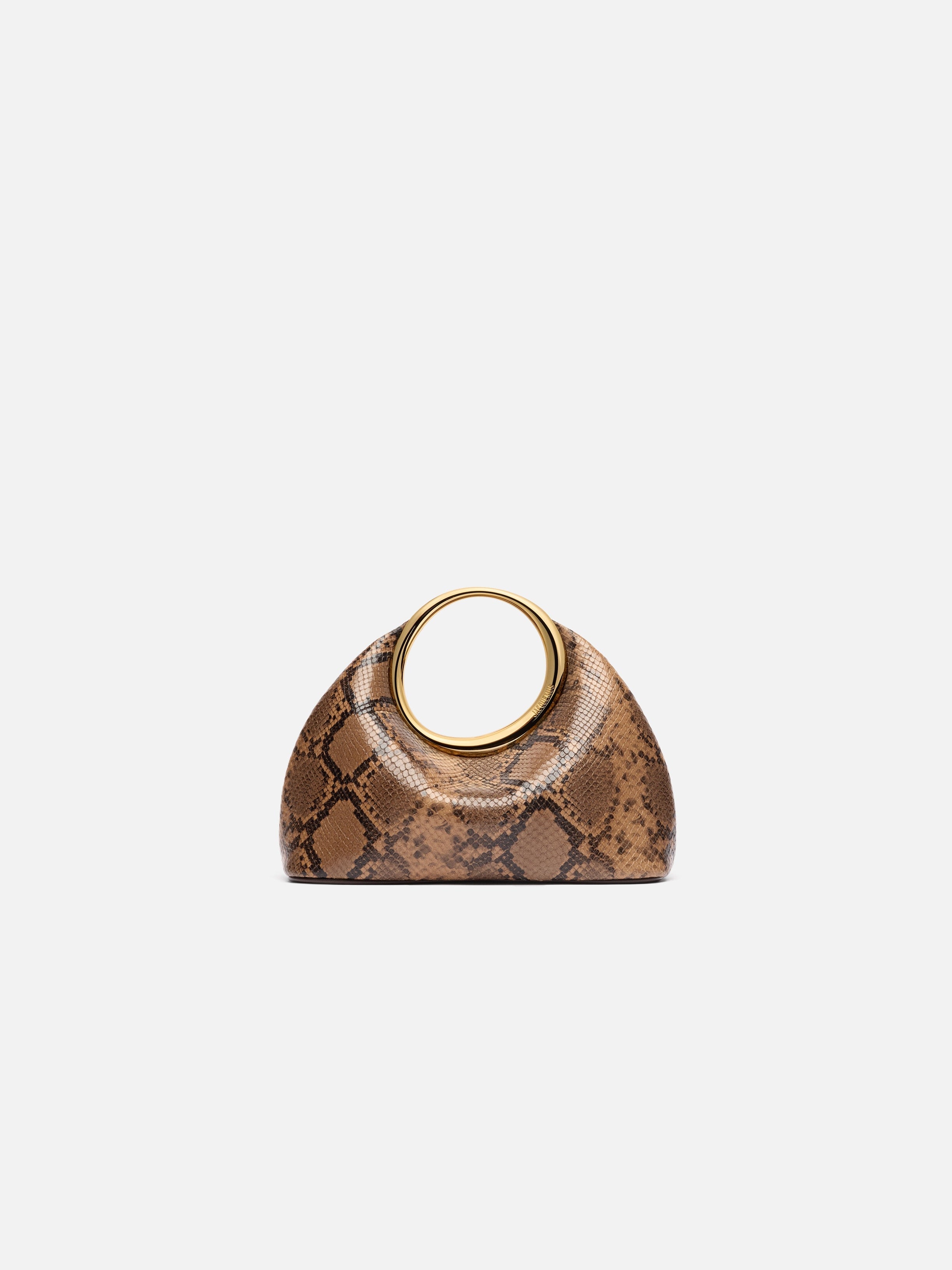 Jacquemus The Small Calino Mini Ring Handbag Light Brown