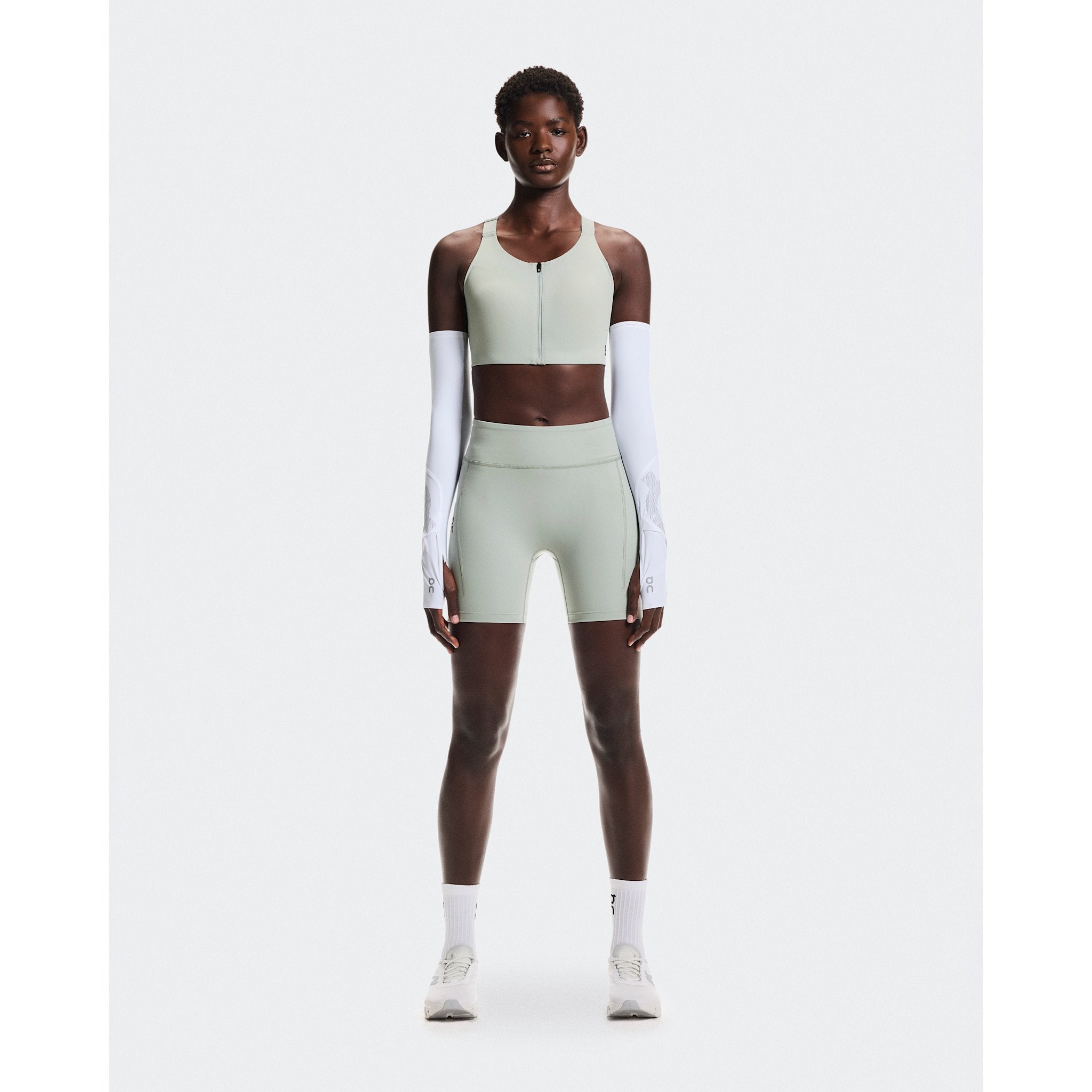 On Endurance Bra Zip Tin