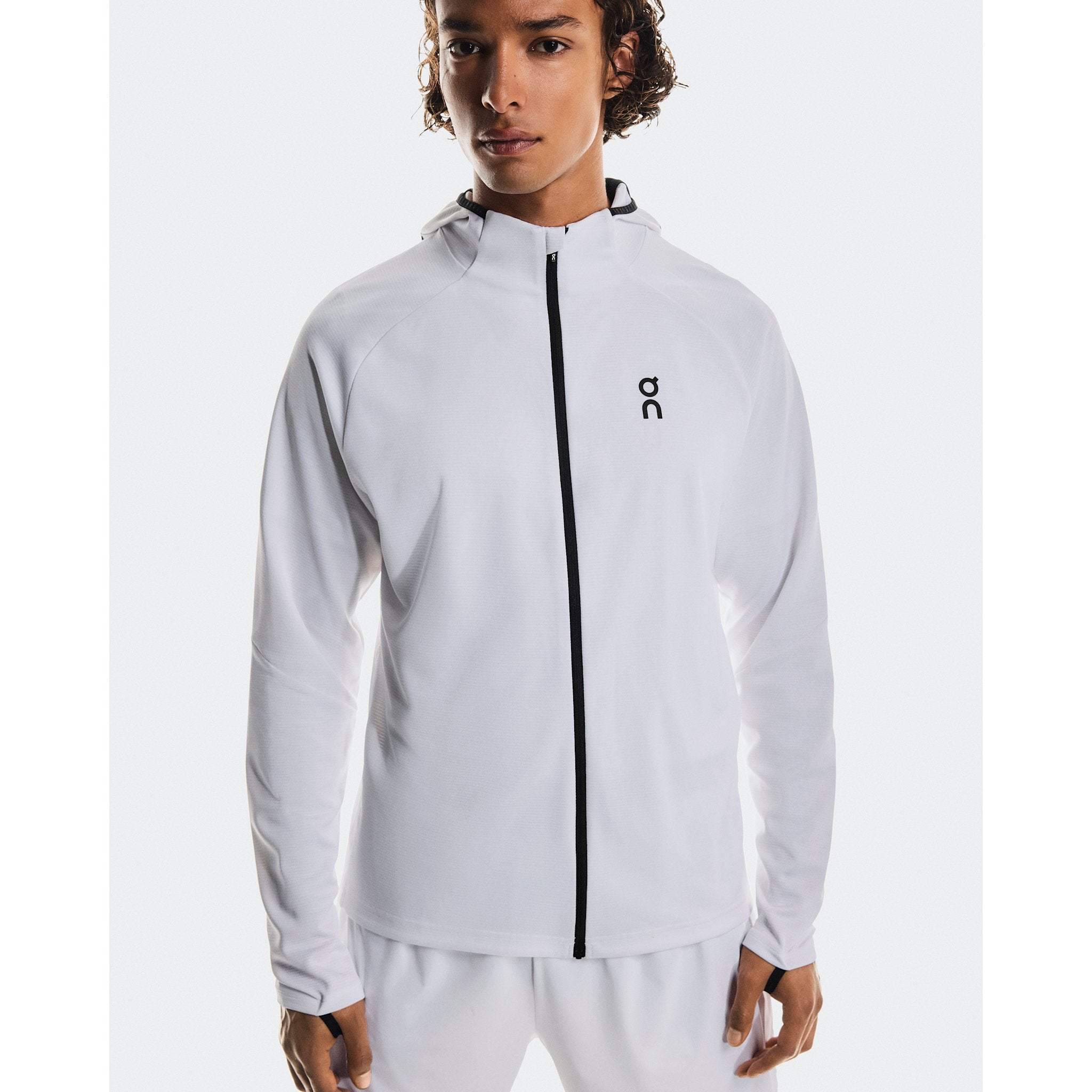 On Climate Zip Hoodie White