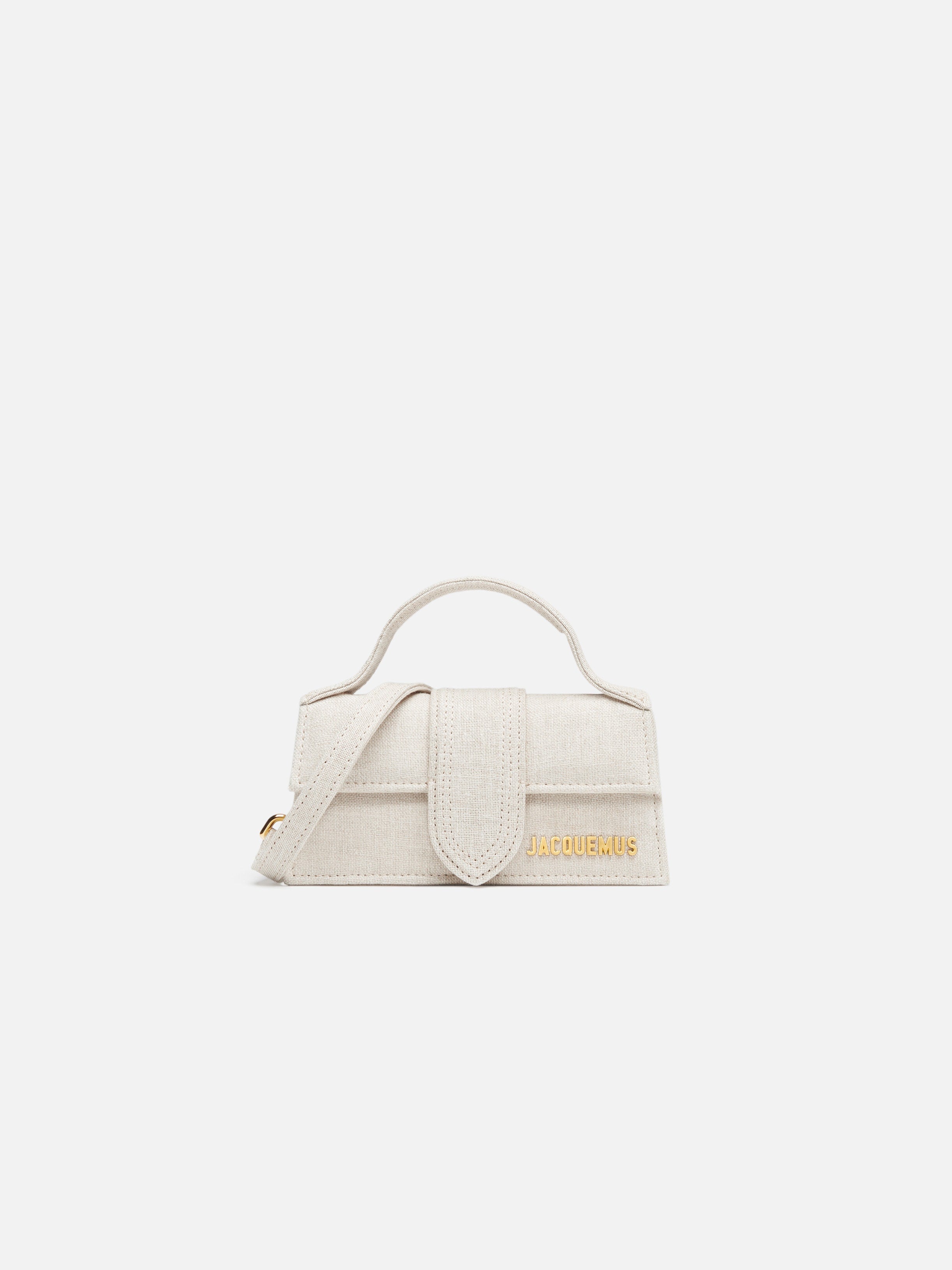 Jacquemus The Bambino Mini Flap Bag Light Greige