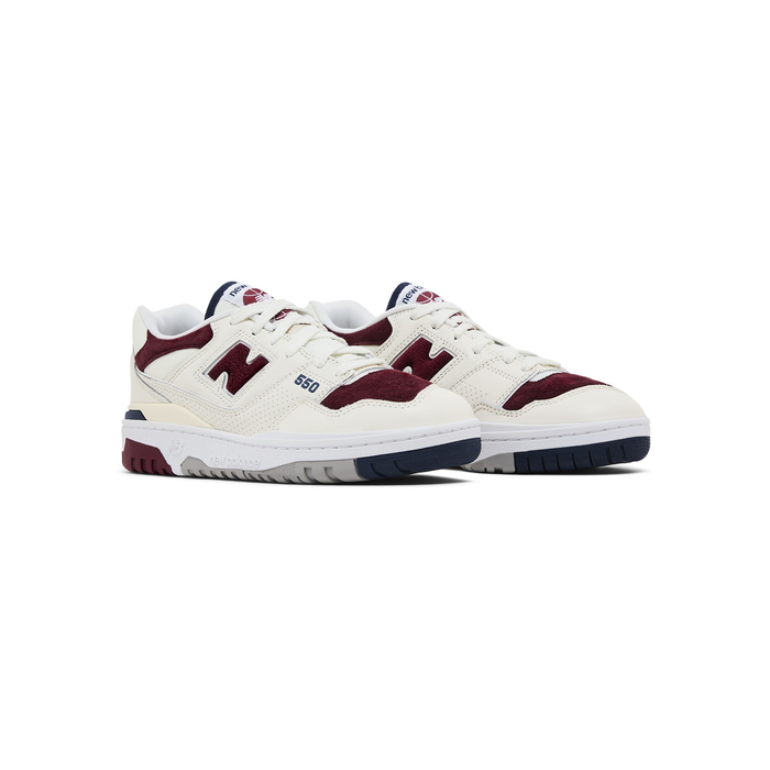 New Balance 550 'Suede Toe Pack - Burgundy Navy'