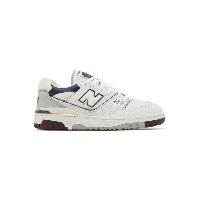 New Balance 550 'White Indigo Burgundy'