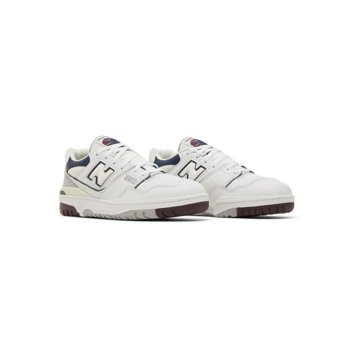 New Balance 550 'White Indigo Burgundy'