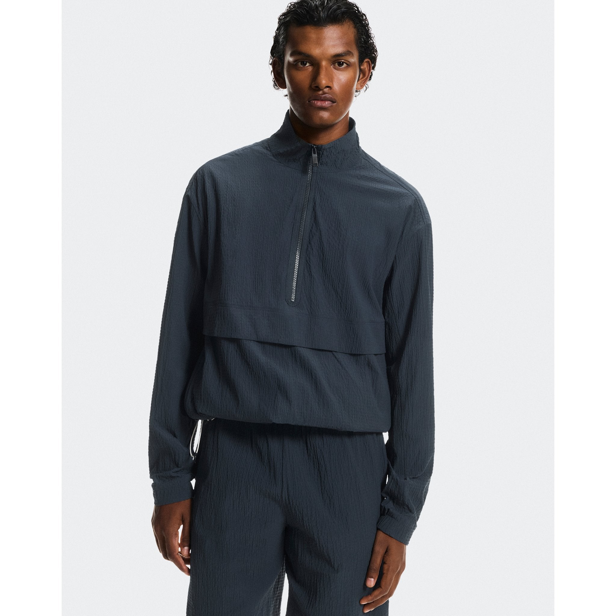 On Courtside 1/2 Zip Eaze Midnight