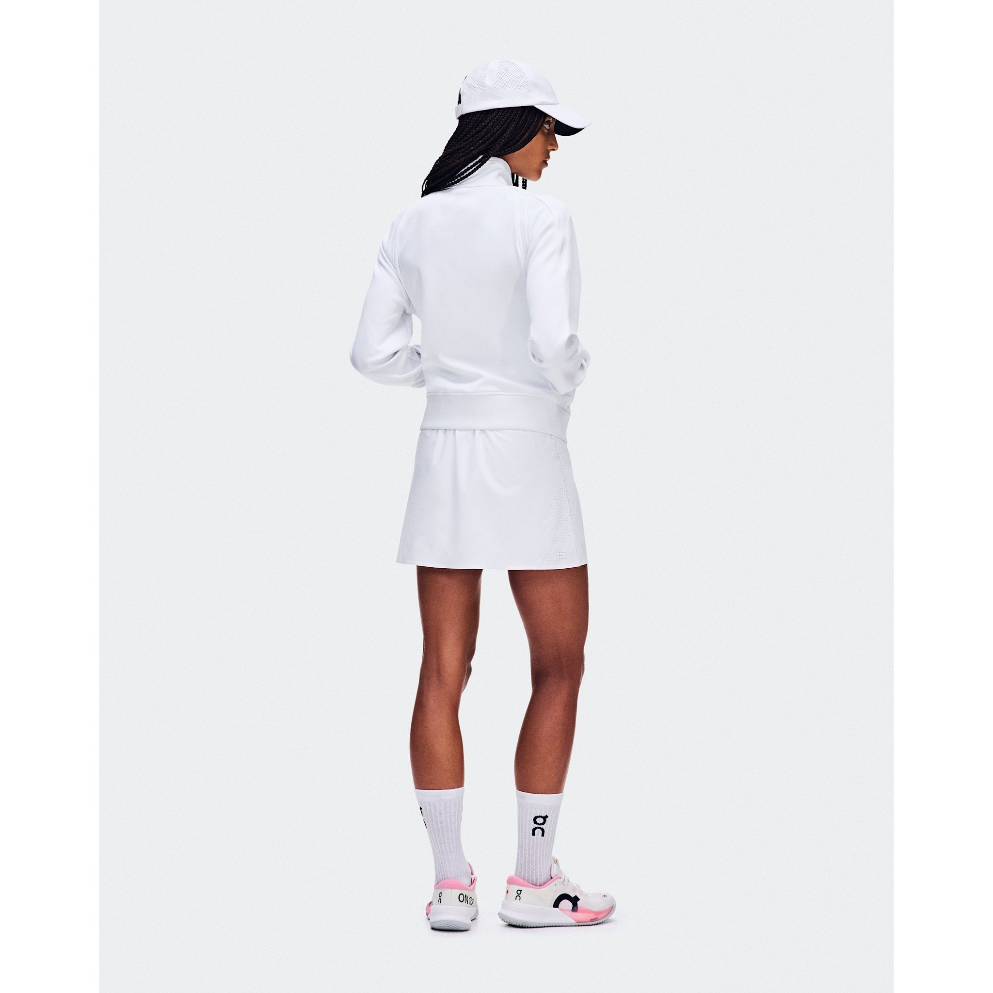 On Courtside Full Zip LDN White