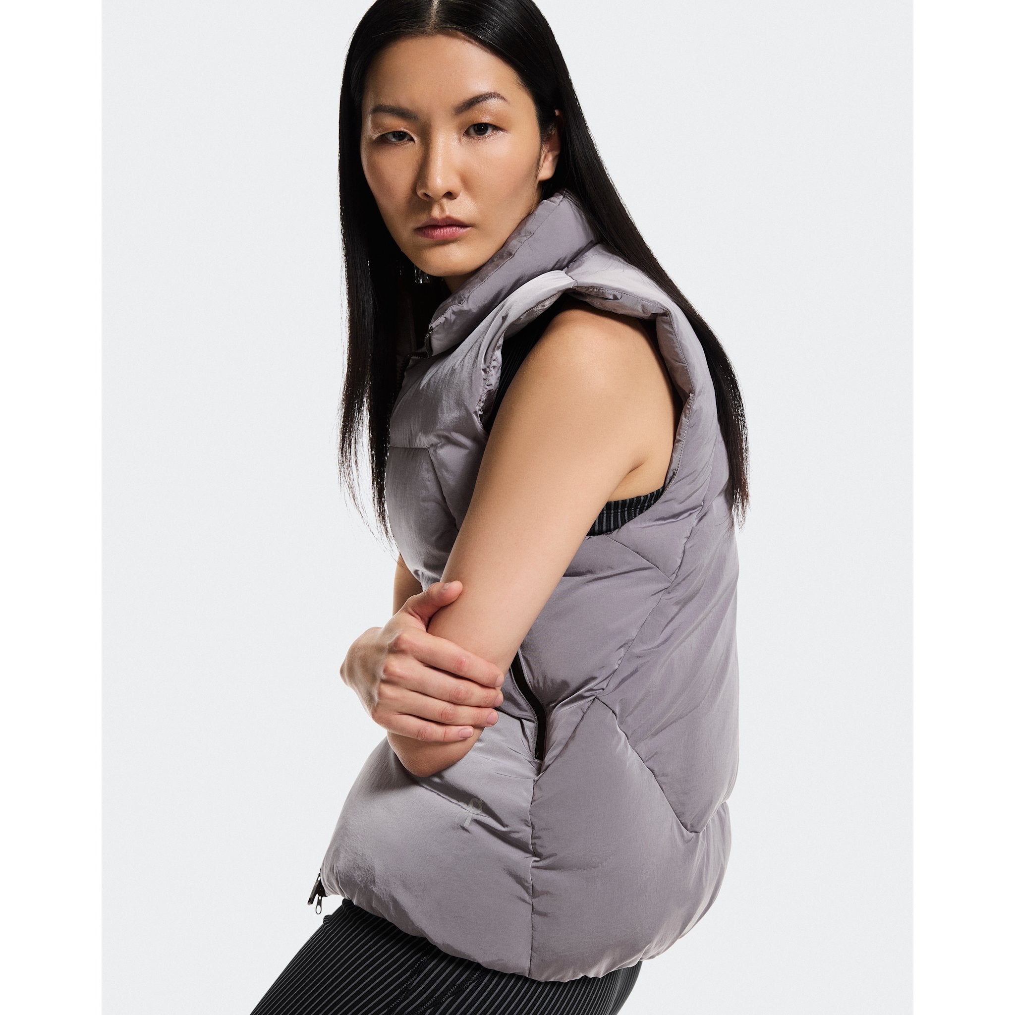 On All-Day Puffer Vest Lilac
