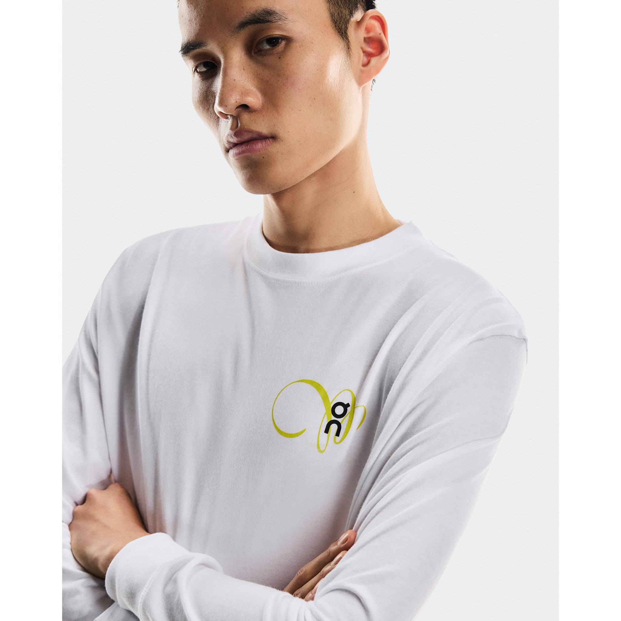 On Club Long-T Graphic White