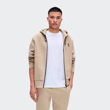 On Focus Tech Zip Hoodie Desert