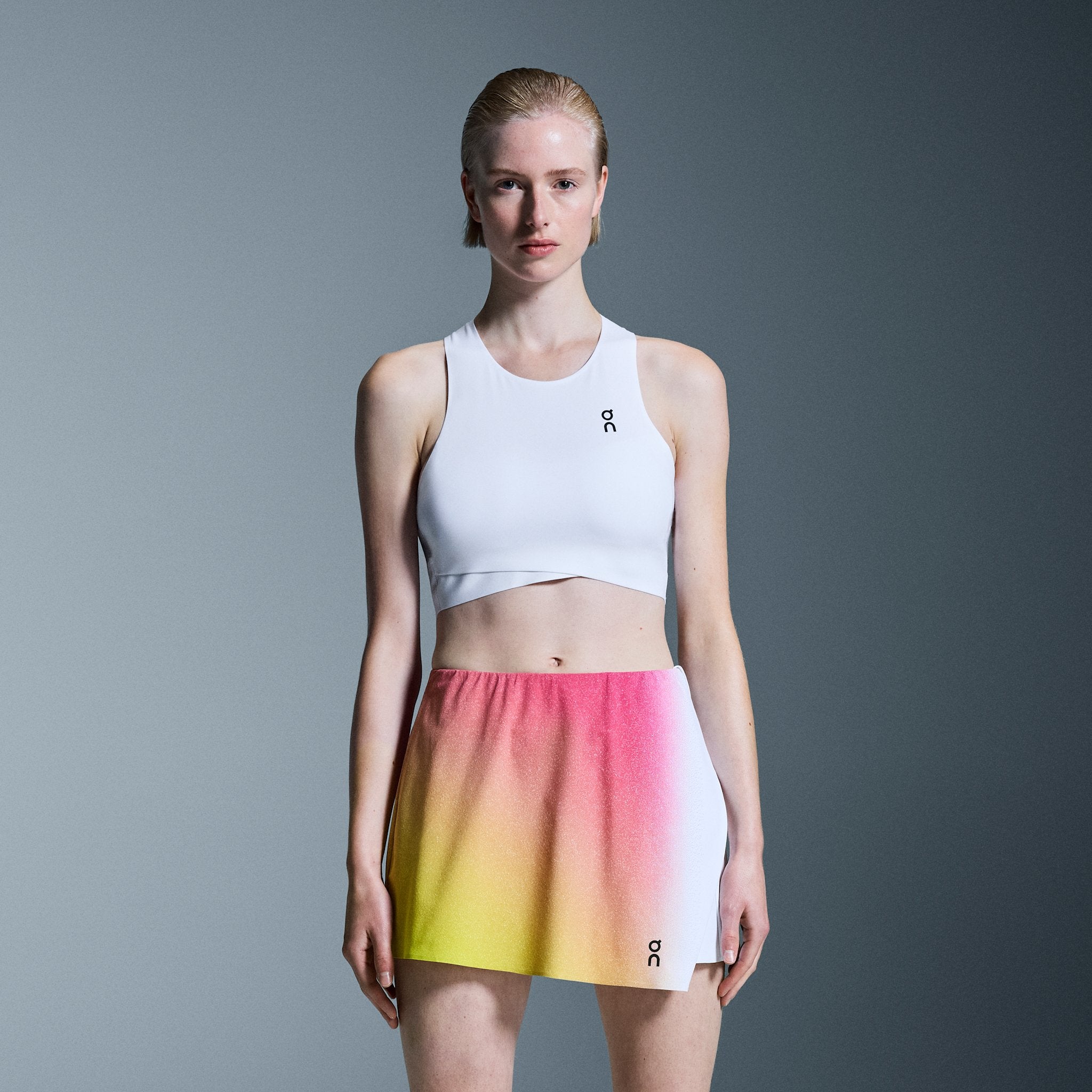 On Court Crop Top White