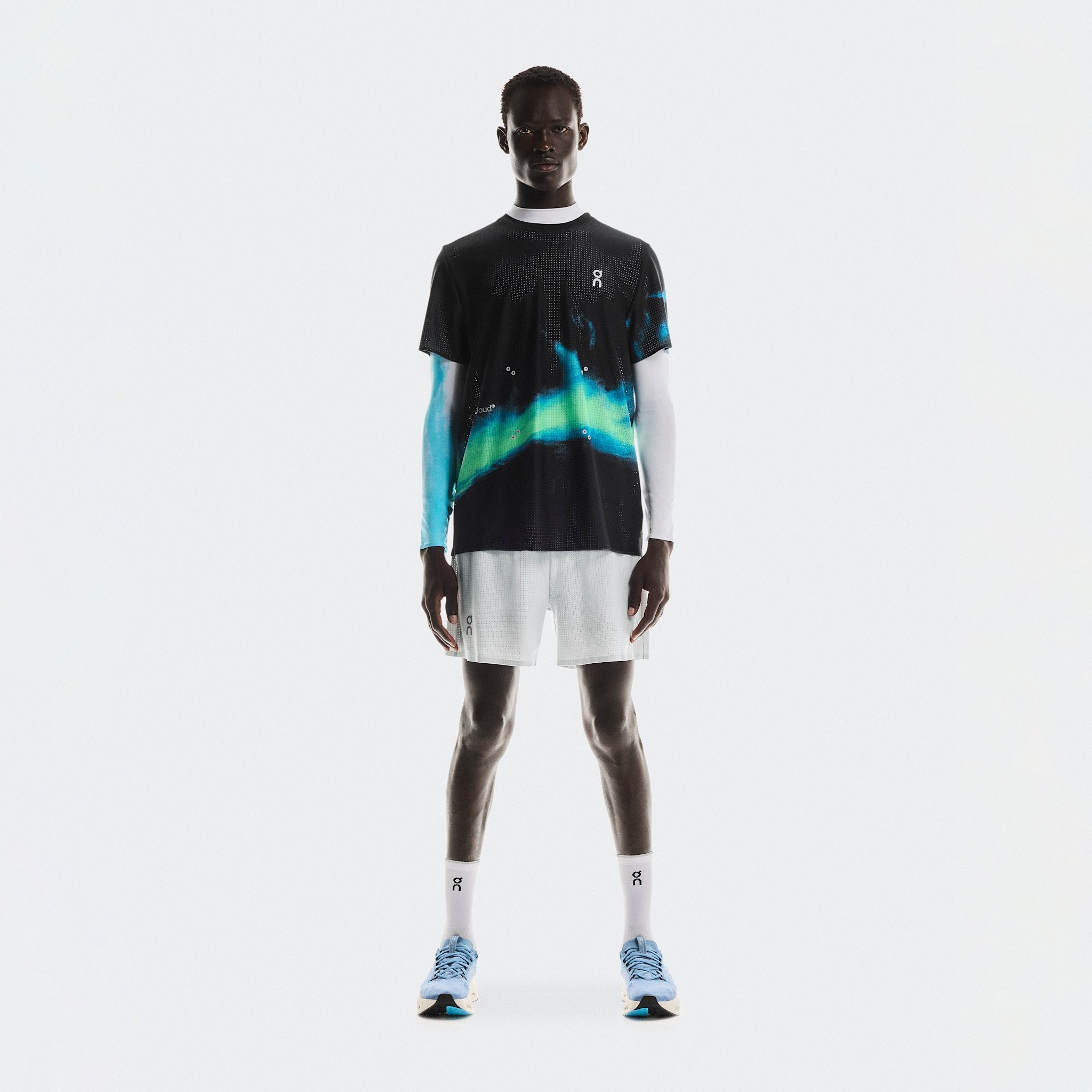 On Pace Mesh Shorts Black