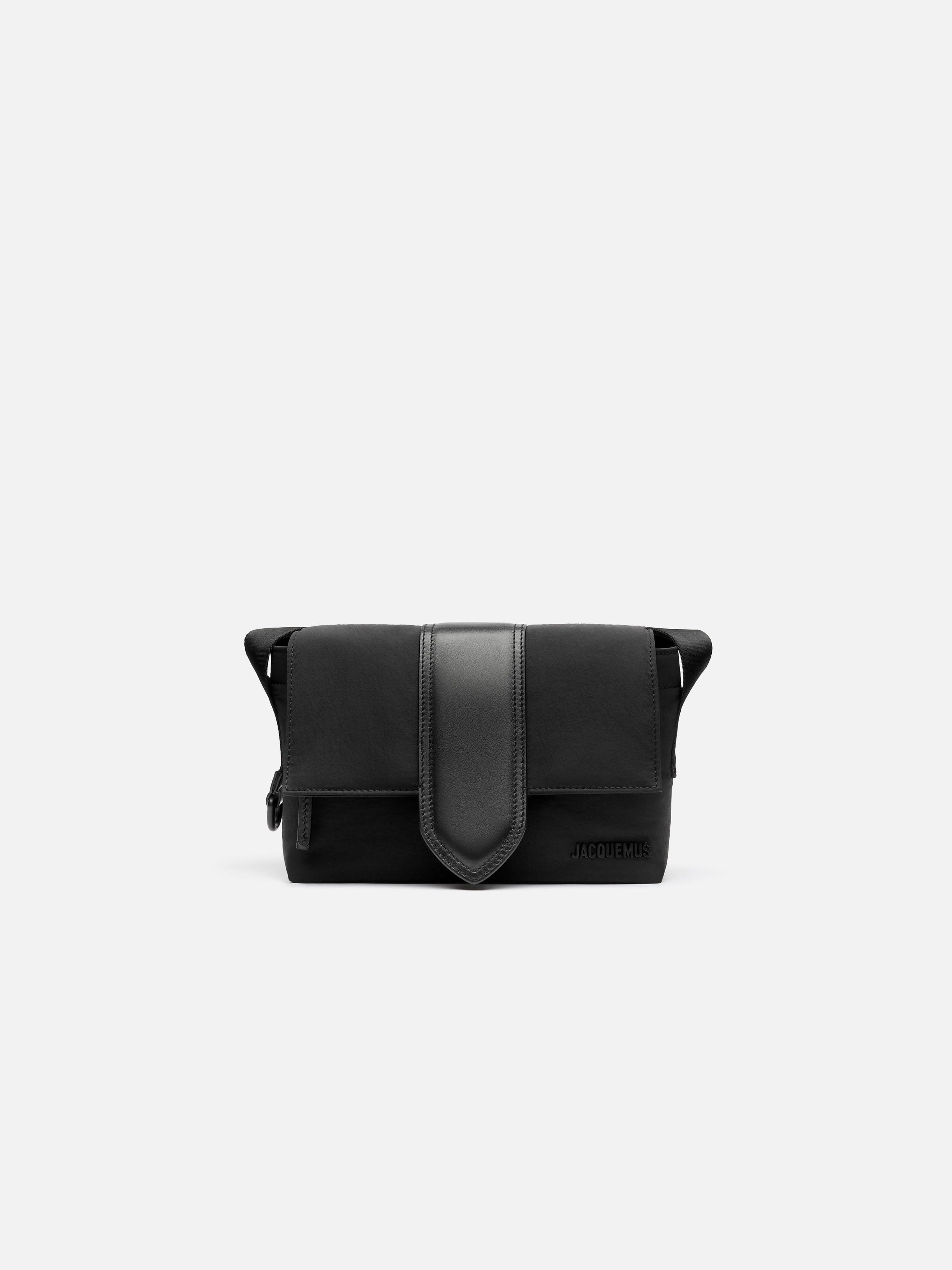 Jacquemus The Small Bambino Messenger Bag Soft Nylon Messenger Bag Black