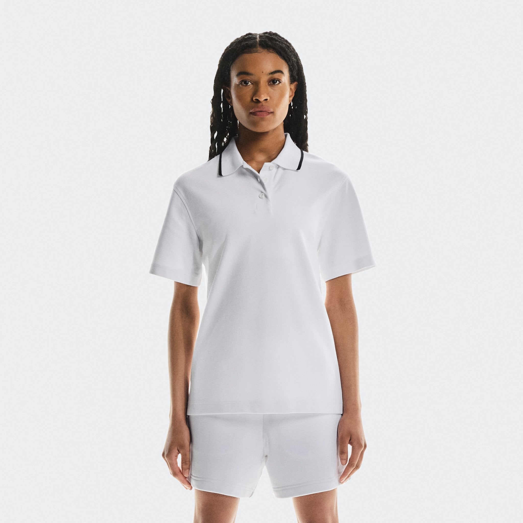 On Courtside Polo White