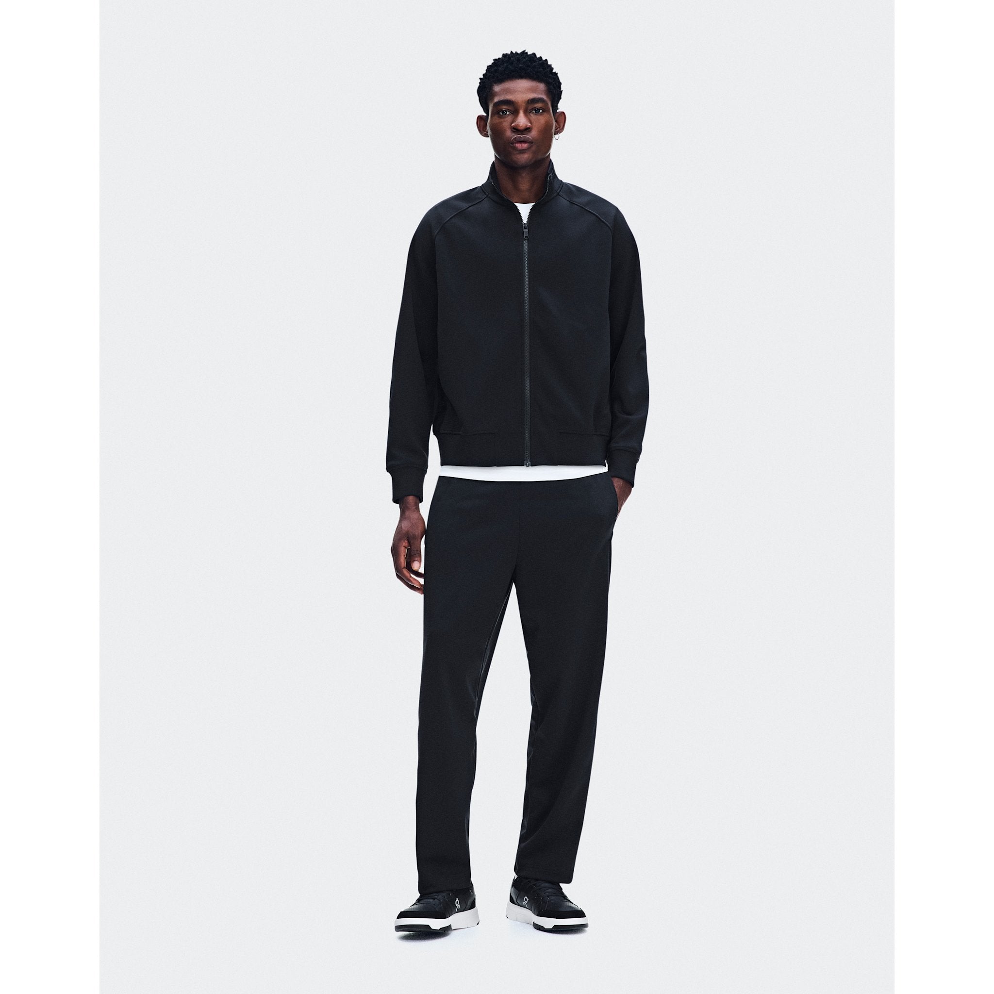 On Courtside Full-Zip Black