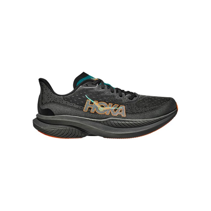 Hoka Mach 6 'Black Electric Tangerine'