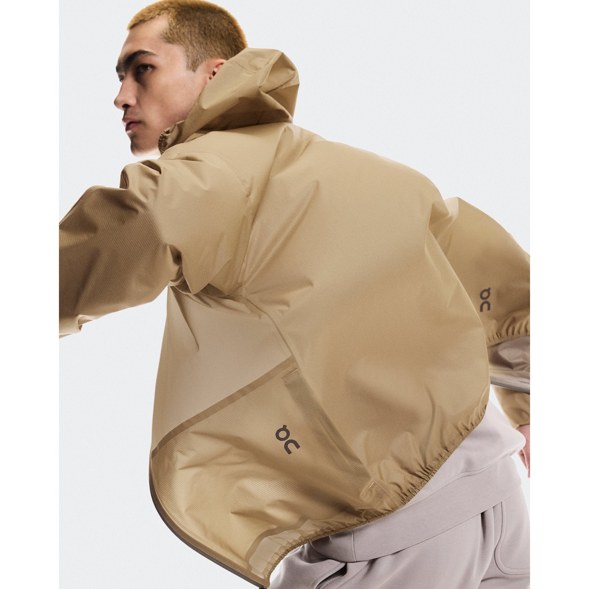On Explore Lightweight Waterproof Jacket Chai