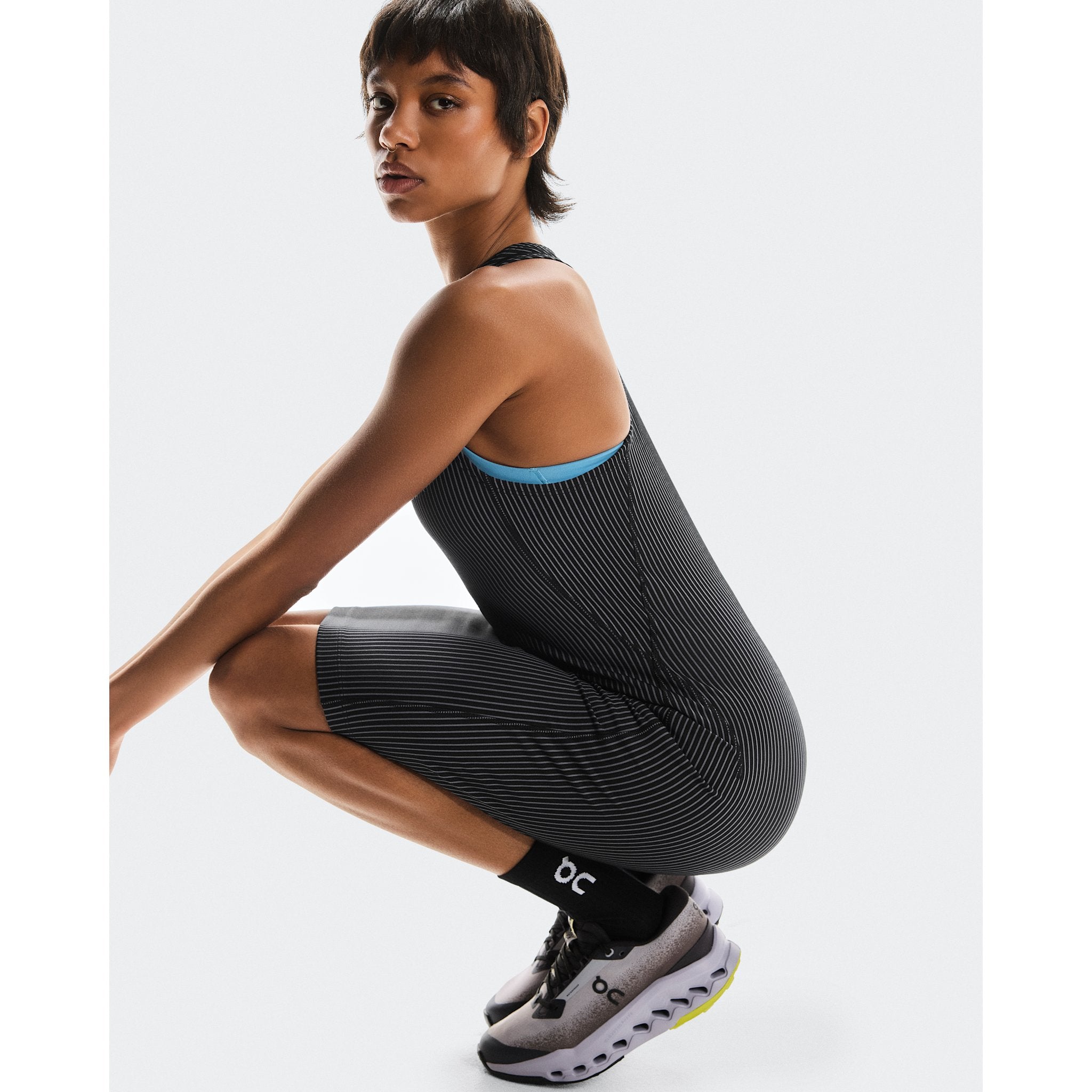 On All-Day Ribbed Dress Black | Rock